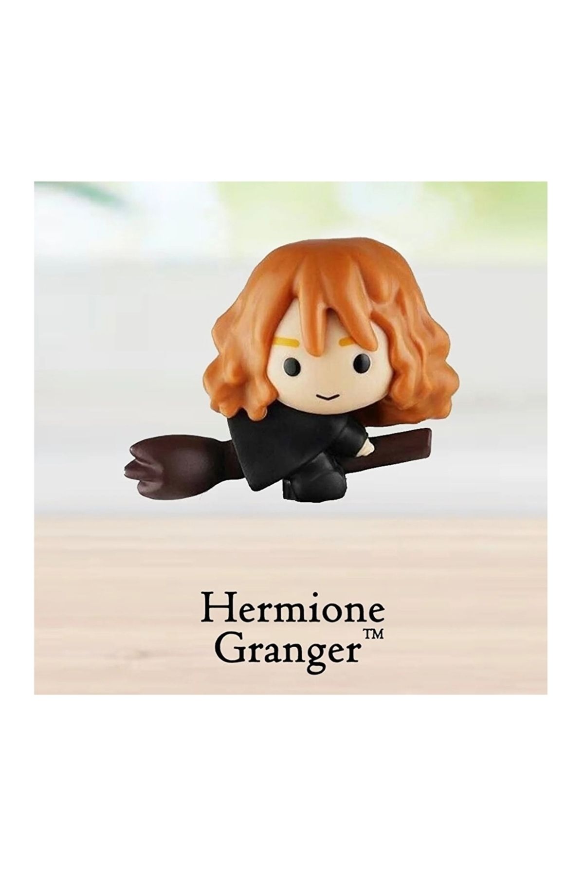 GIOCHI PREZIOSI Hermione Granger Süpürge Harry Potter Kalem Başı Figür Harry Potter Topper With Broom