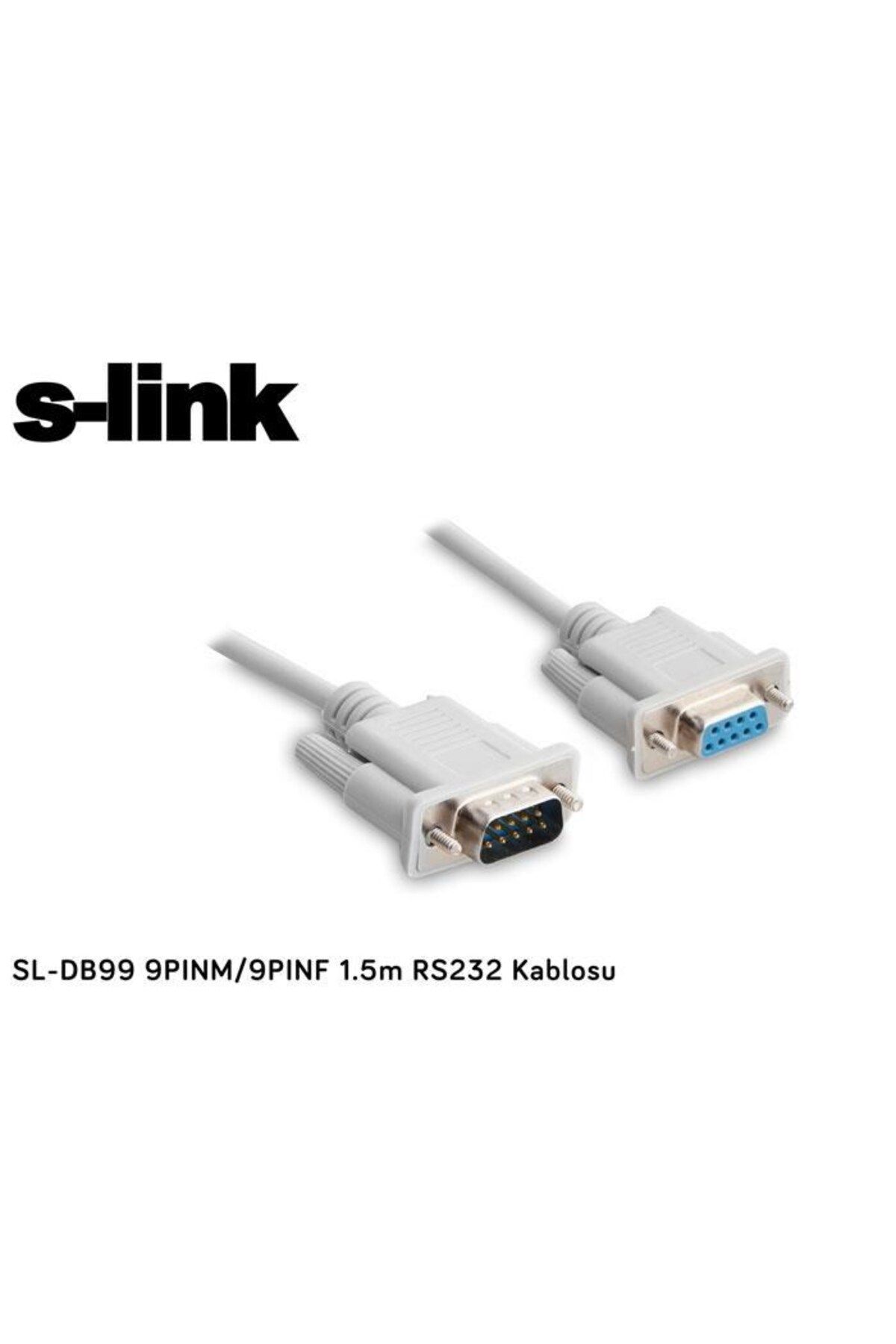 Retro S-Link Sl-Db99 9Pinm/9Pinf 1.5M Rs232  Kablo u