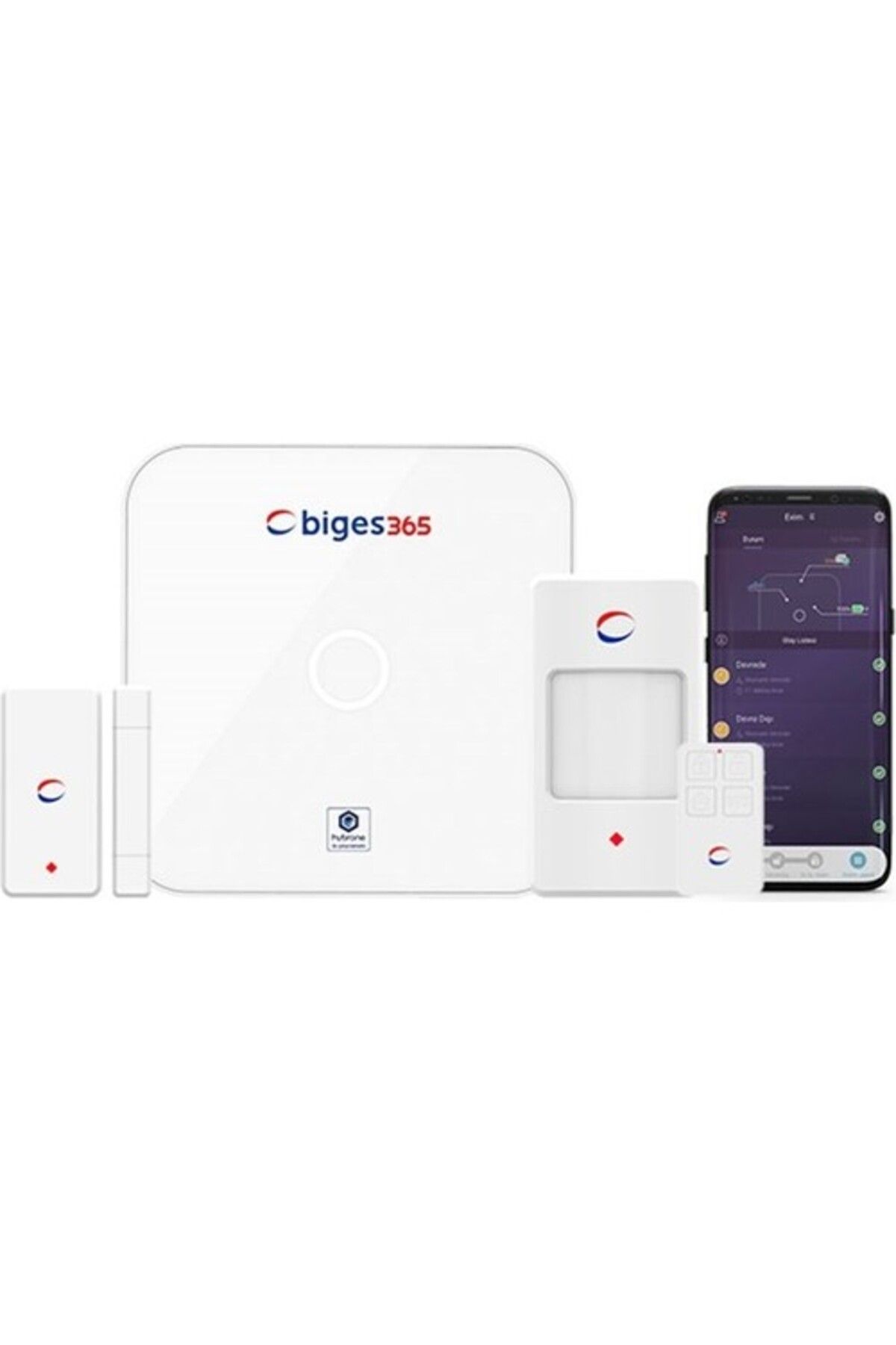 Biges Bgs365-bk-n Iot Smart Network Kablosuz Alarm Kiti 1 Yıl Uzaktan Izleme Dahil