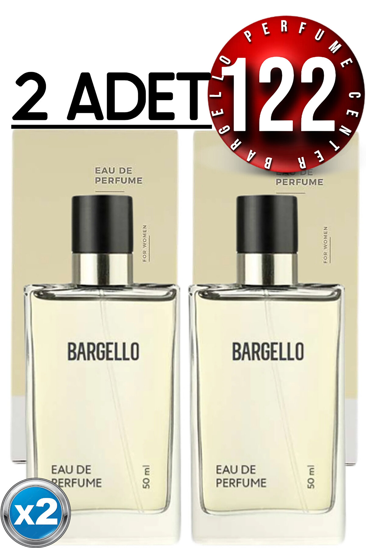 Bargello 122 Edp Oriental Kadın Parfüm 2 Adet 50 ml