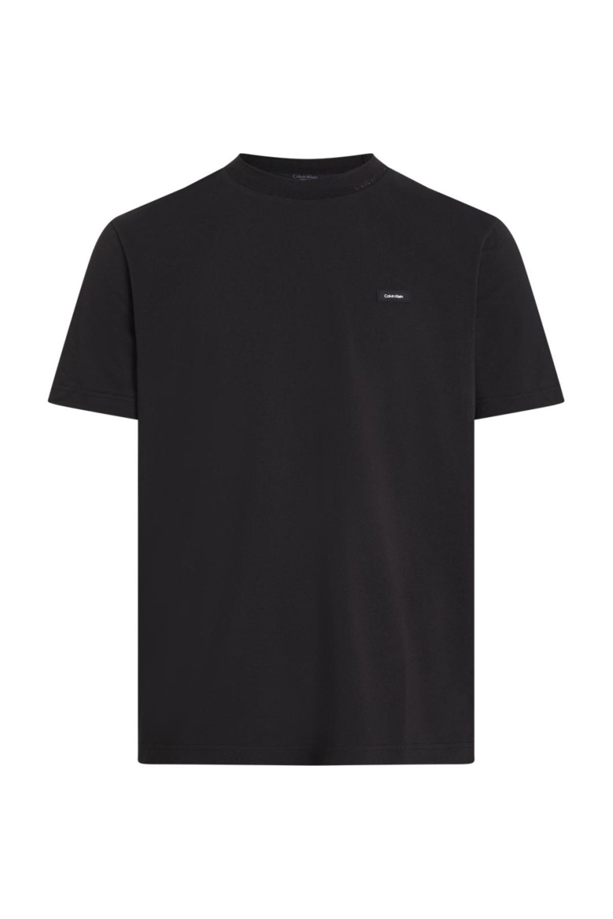 Calvin Klein Erkek Pamuklu Kısa Kollu Yuvarlak Yaka Siyah T-Shirt K10K112528-BEH