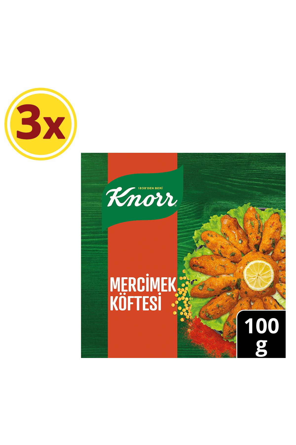 Knorr Mercimek Köftesi 100g X3