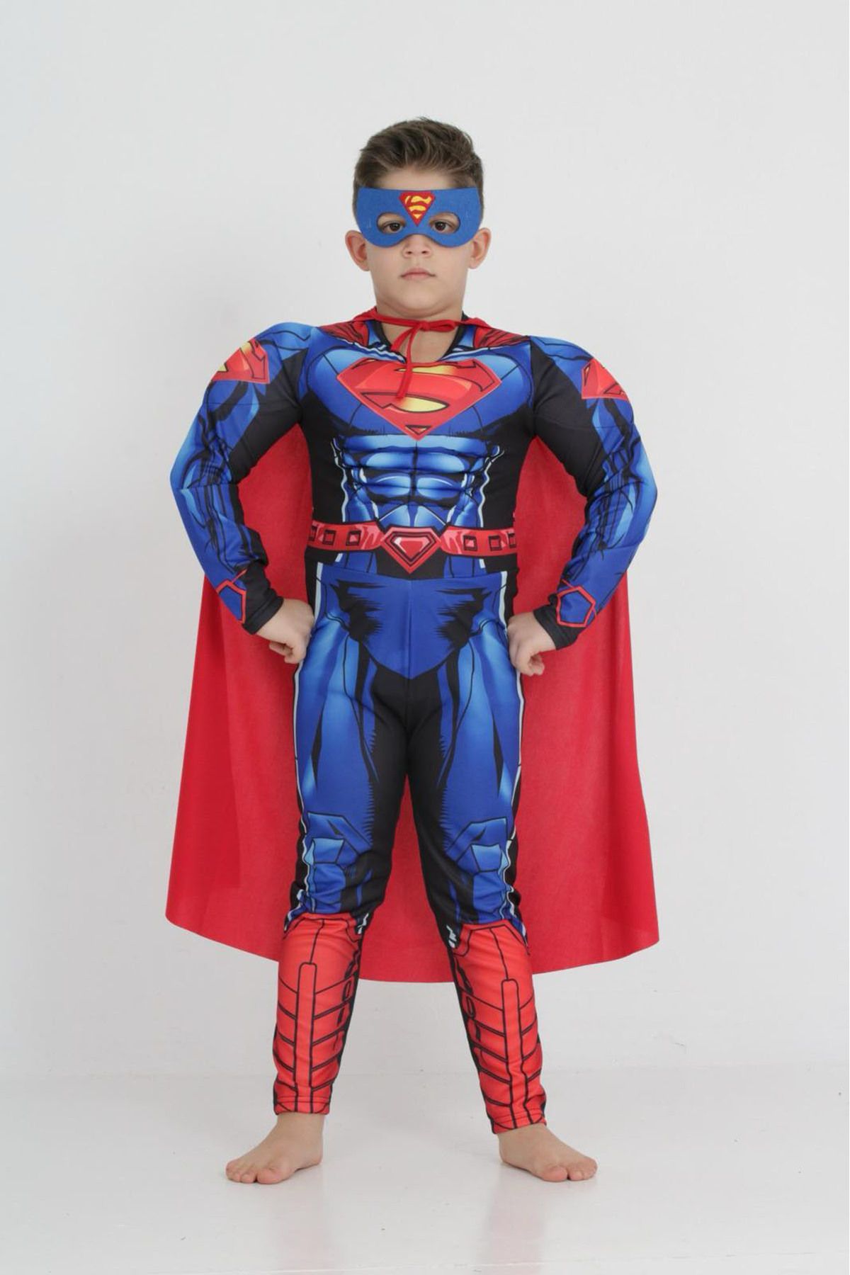 My Kids Wear Yeni Sezon Kaslı Süper Kahraman Kostümü