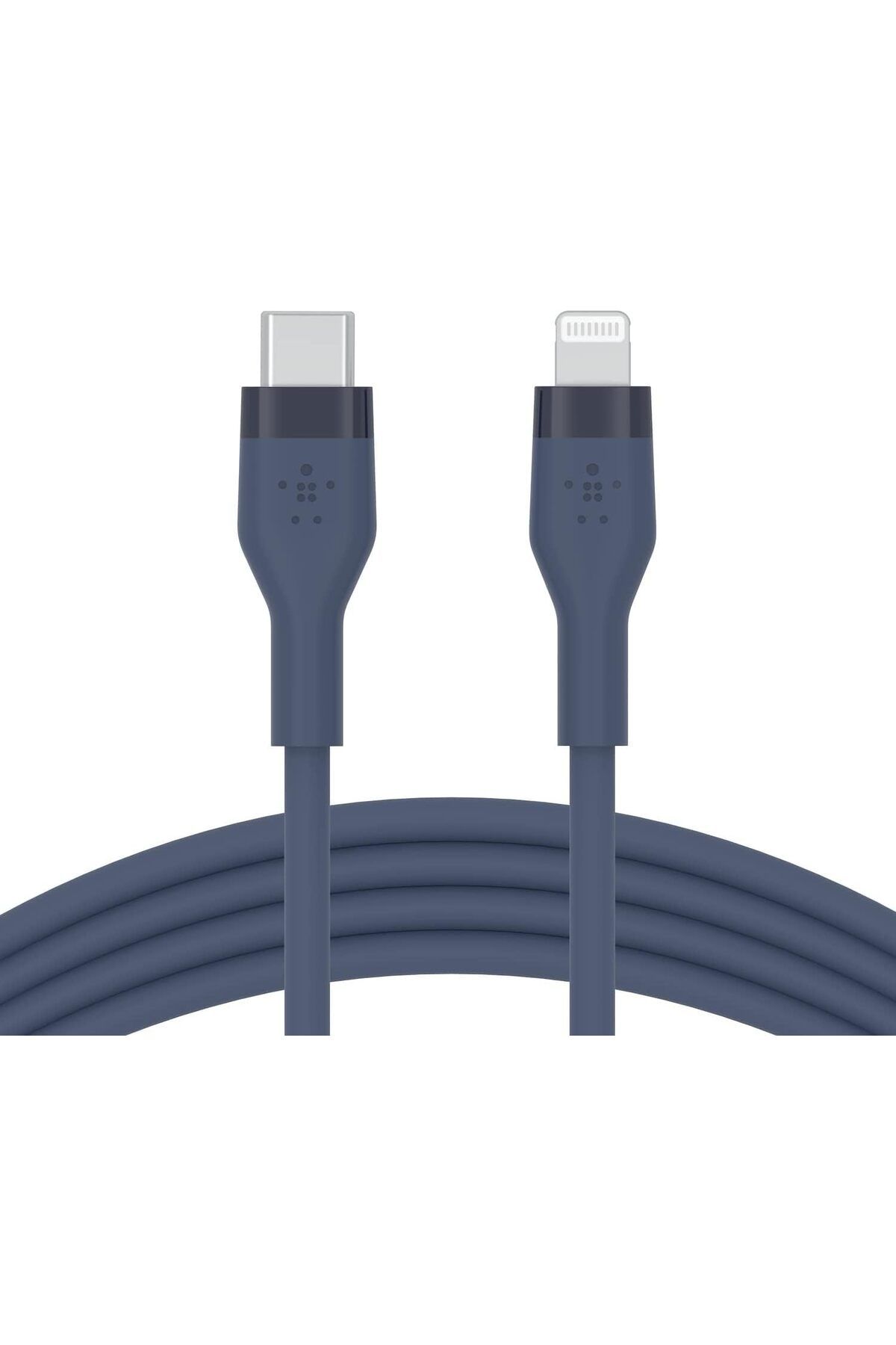Belkin BoostCharge Flex Silikon USB Tip C - Lightning Kablosu (2M) 20w hızlı şarj Mavi