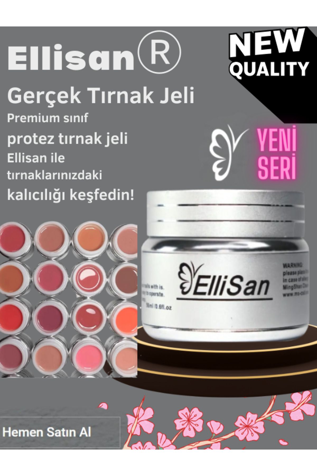 Elisan Ellısan Tırnak Jeli 56 ml Uv/led Builder Gel Ellisan Jel