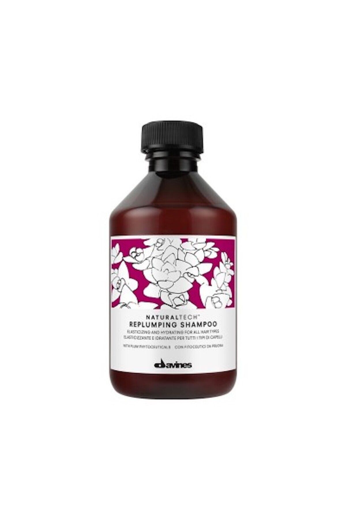 Davines NATURALTECH REPLUMPING Saça Esneklik Kazandıran Nemlendirici Şampuan (250ml)