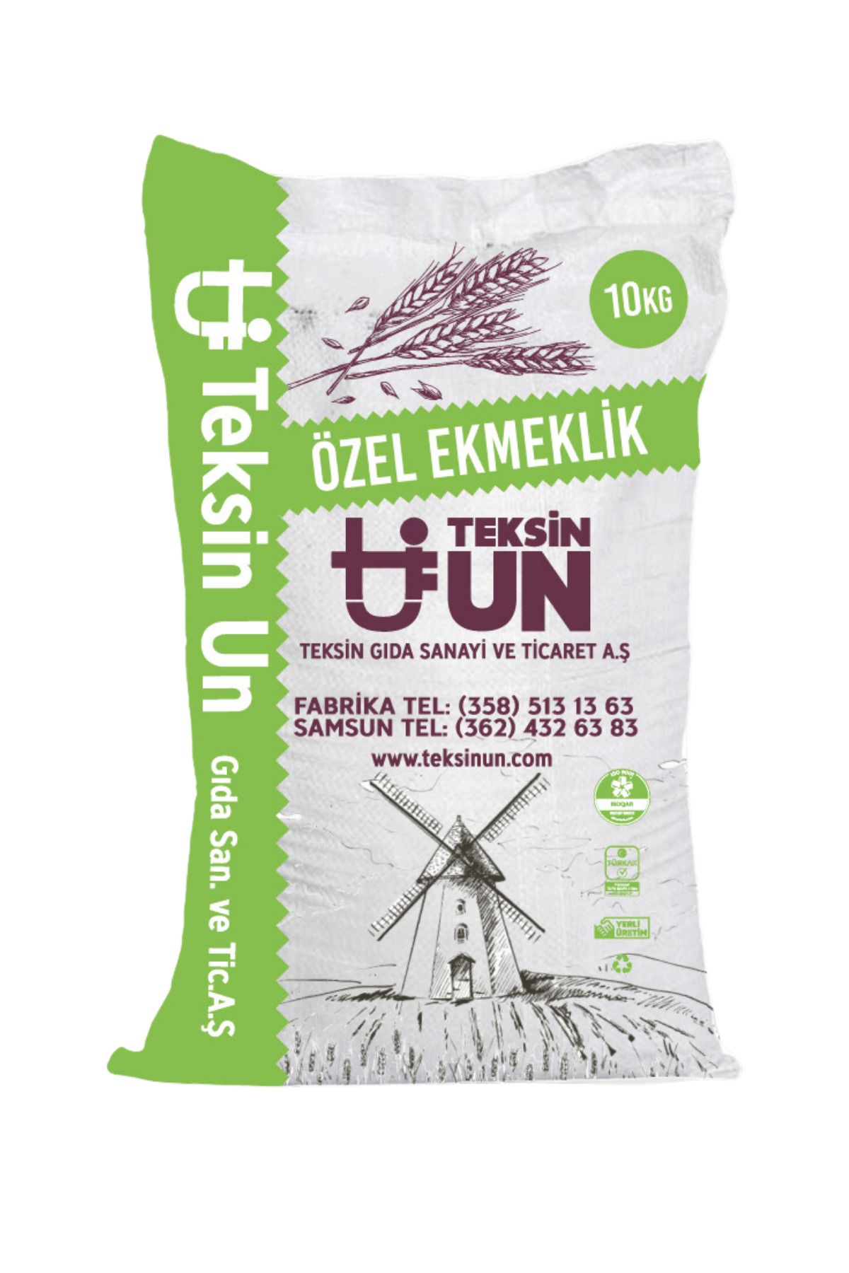 Teksin Un Tip 550 Özel Amaçlı Buğday Unu-Özel Ekmek Çeşitleri | 10 Kg