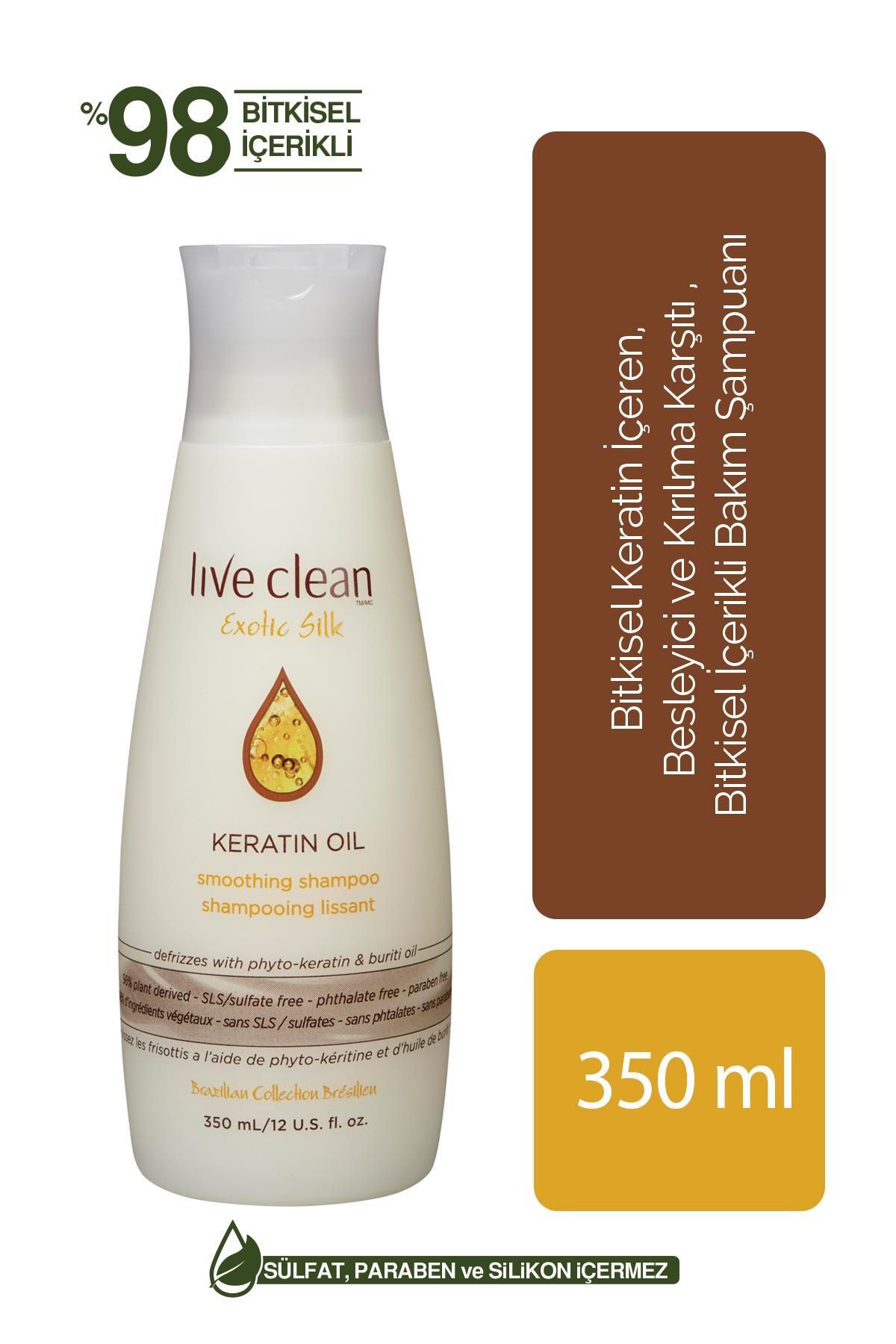 Live Clean Lıve Clean Keratin Oıl Şampuan 350ml