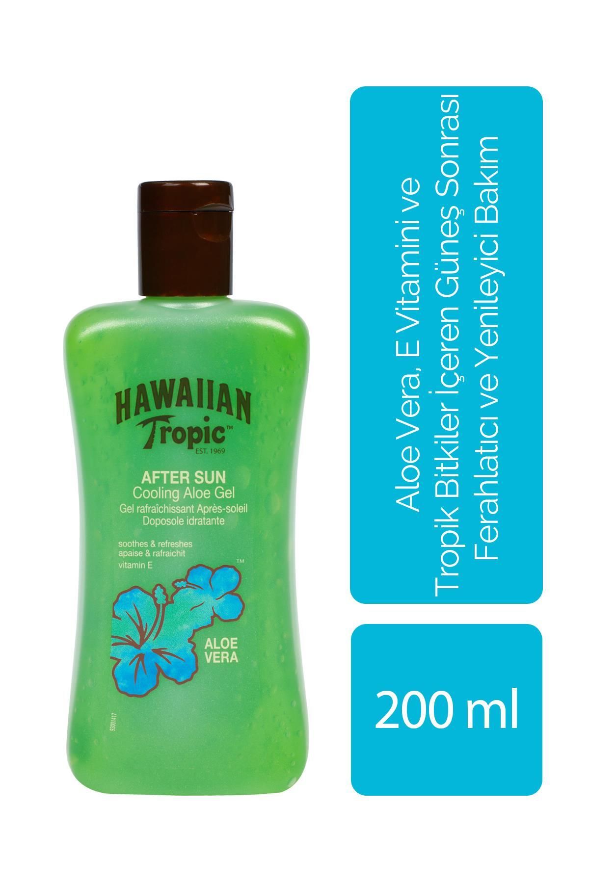 Hawaiian Tropic Aloe Vera, E Vitamini Ve Tropik Bitkiler İçeren Güneş Sonrası Ferahlatıcı Ve Yenileyici Jel