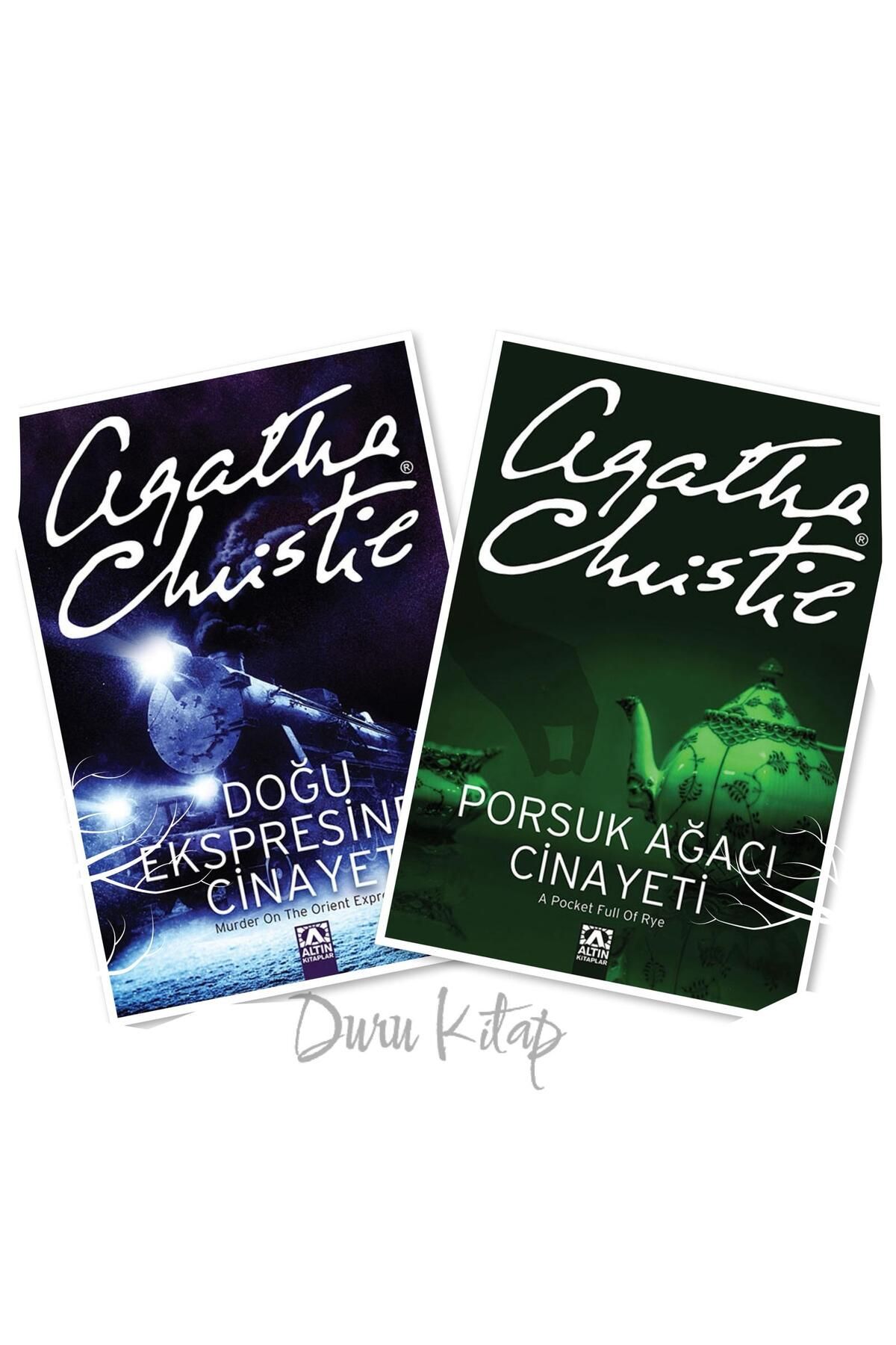 Altın Kitaplar Doğu Ekspresinde Cinayet - Porsuk Ağacı Cinayeti, Agatha Christie (2 Kitap), CAPRİCE KALEM HEDİYE