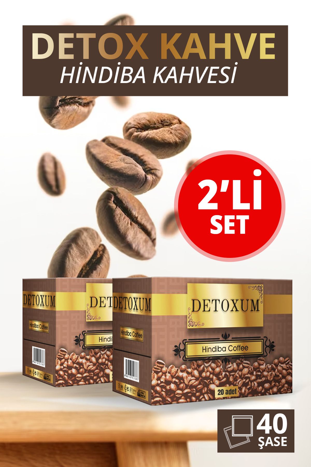 Detoxum Zayıflama,destekleyici Form Hindiba Kahvesi Kilo Vermeye Yardımcı Detox Kahvesi 2 Li Set
