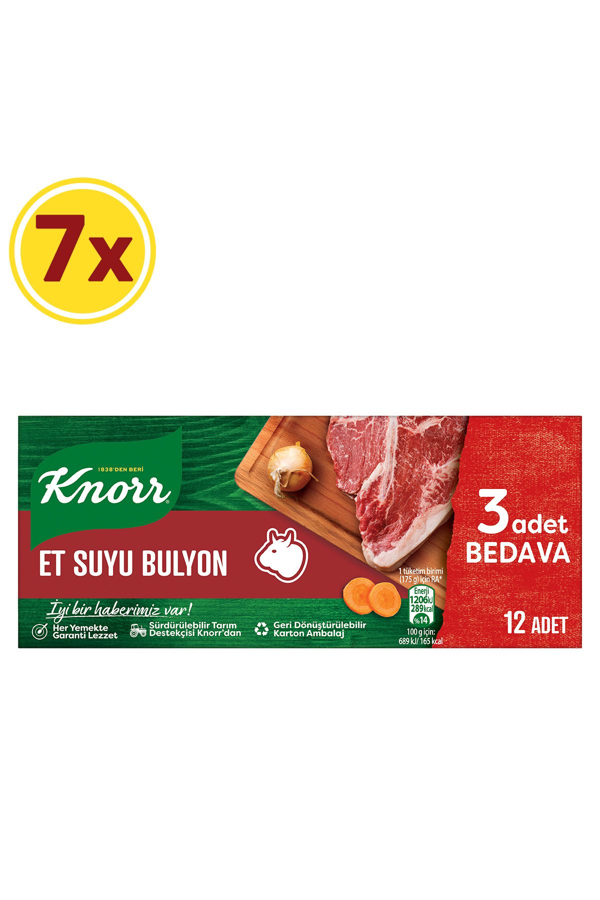 Knorr Et Bulyon 12'li 120 gr X 7 Adet