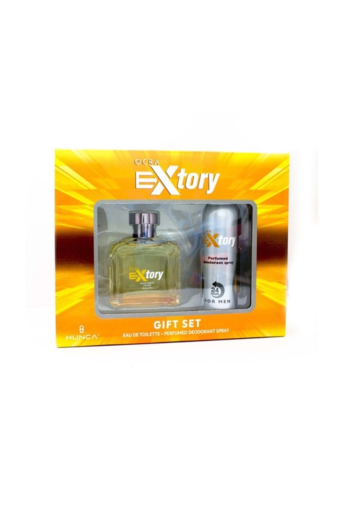 Extory Kofre Erkek Parfüm 100 ml Deodorant 150 ml Ocra