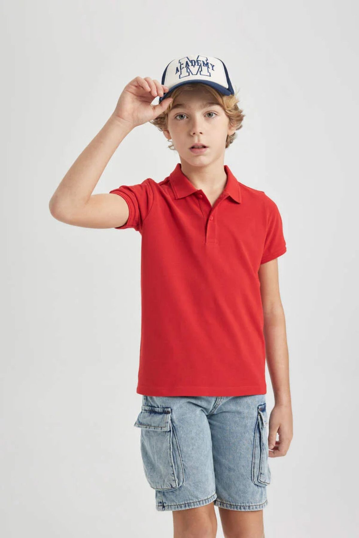 Defacto Erkek Çocuk T-shirt K1689a6/rd256 Red