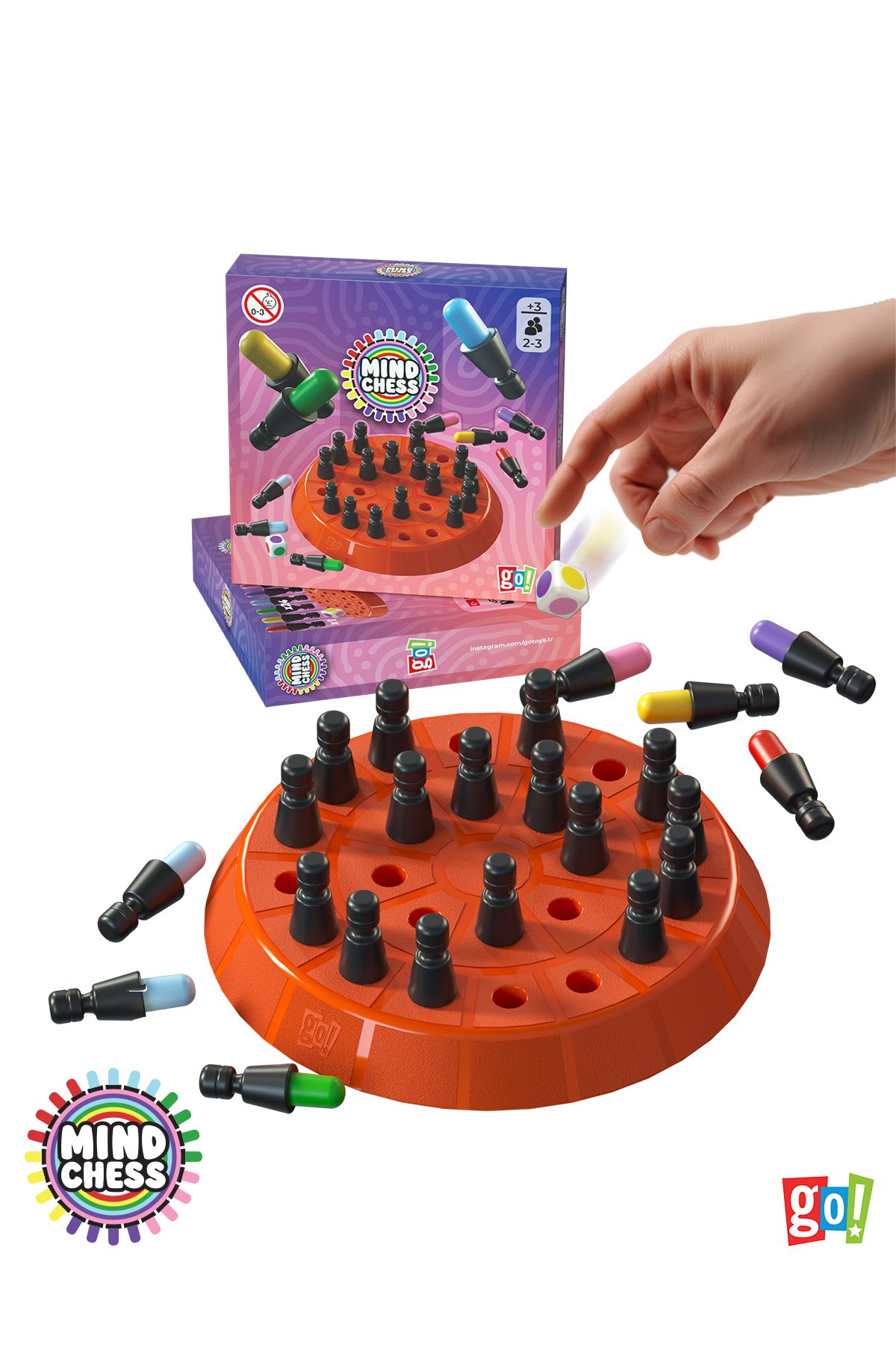 Go Toys Mind Chess Hafıza Oyunu Renklerle Hafıza Ve Zihin Geliştirme Satrancı