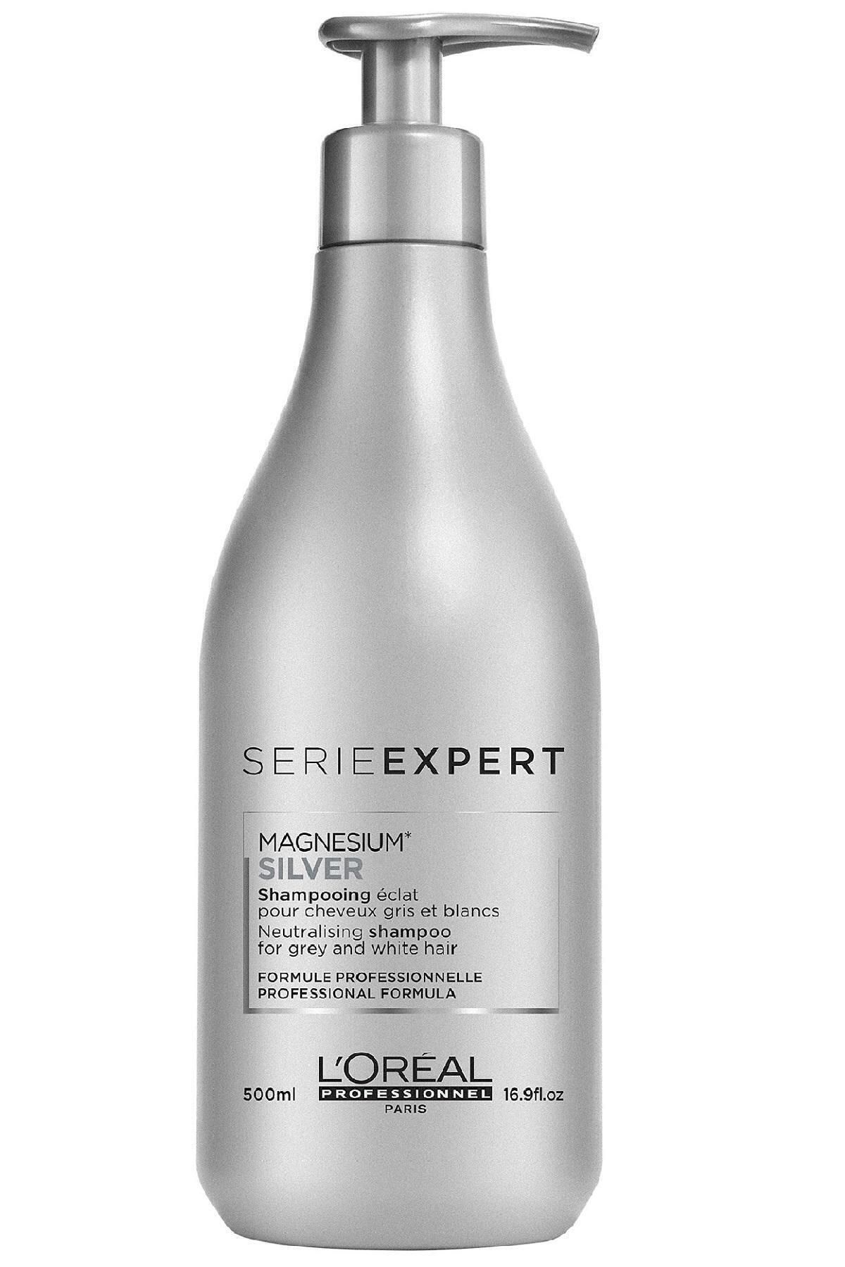 L'oreal Professionnel Gri Ve Beyaz Saçlar Için Parlaklık Veren Şampuan 500 ml - Silver Gloss Protect