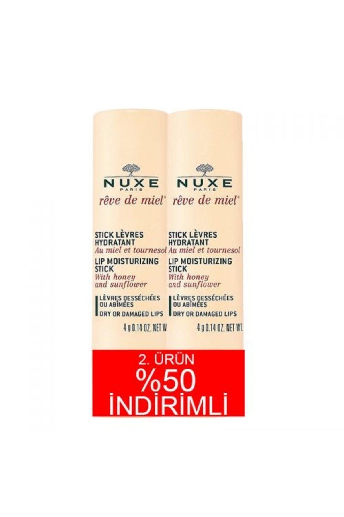 Nuxe Reve De Miel Stick Levres 2x4gr 2.ürün %50