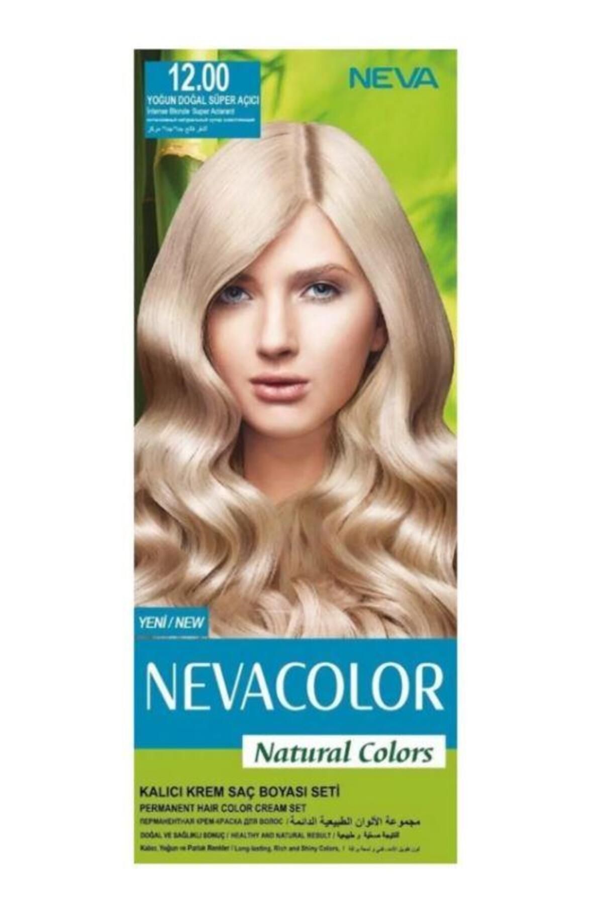 Neva Color Natural Kalıcı Saç Boya Seti 12.00 Yoğun Doğal Süper Açıcı