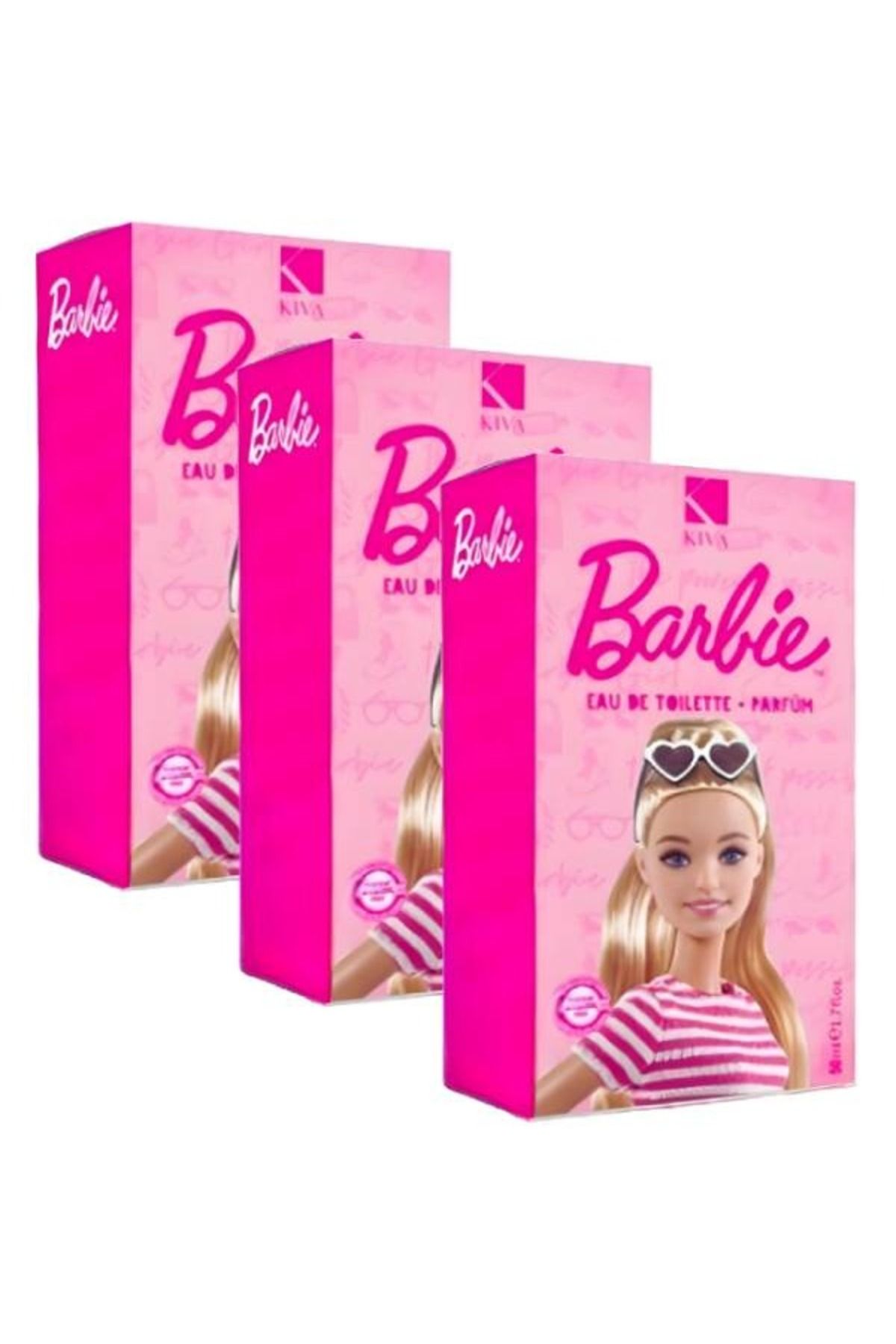 Kiva Barbie EDT Çocuk Parfüm 50ml (3 Adet)