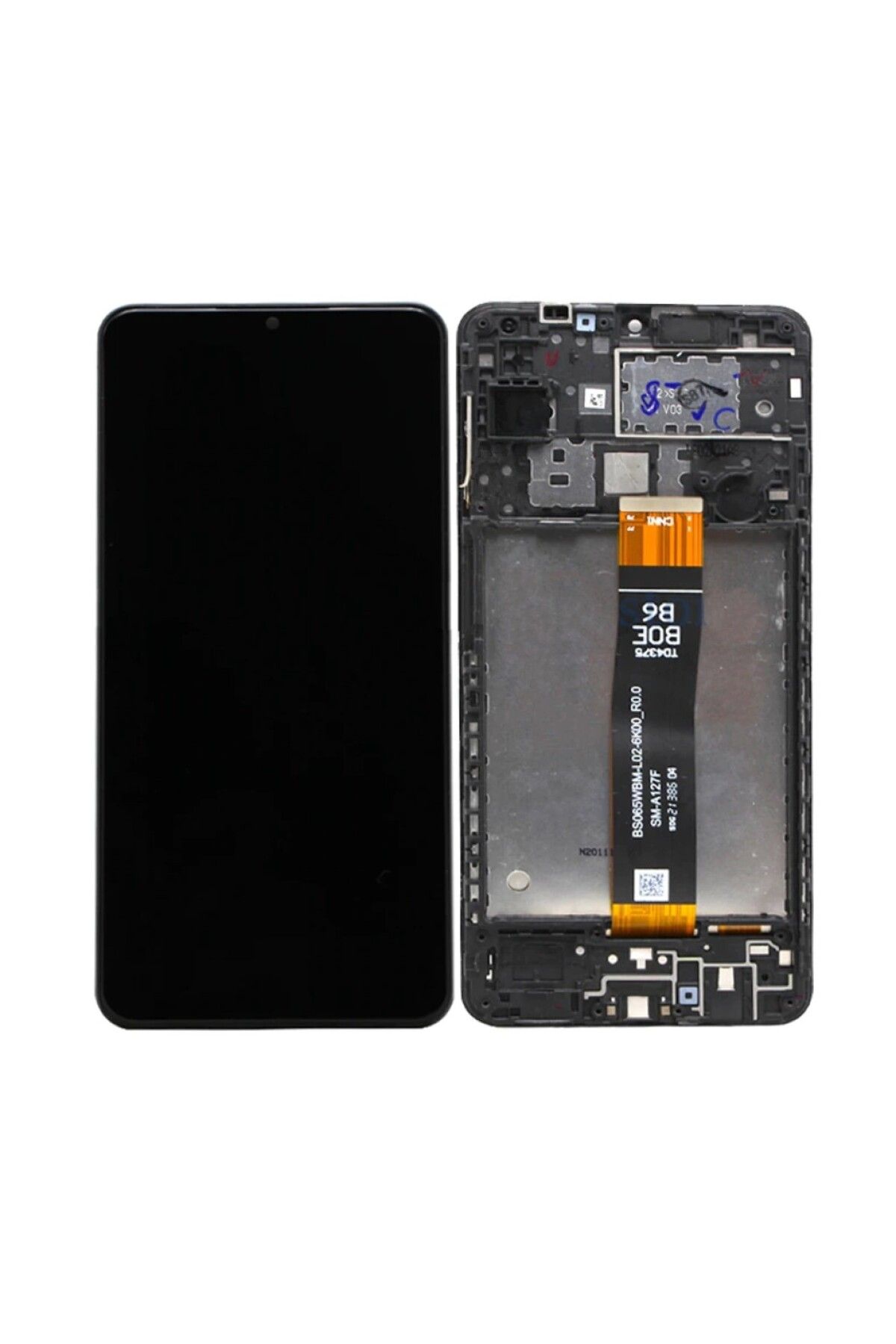 Samsung A12S - A127 Dokunmatik Ekran Servis Çıtalı (Siyah)