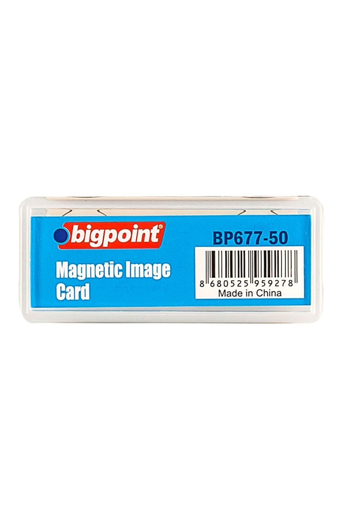 Bigpoint Akrilik Mıknatıslı İsimlik Şeffaf X 10'lu Paket