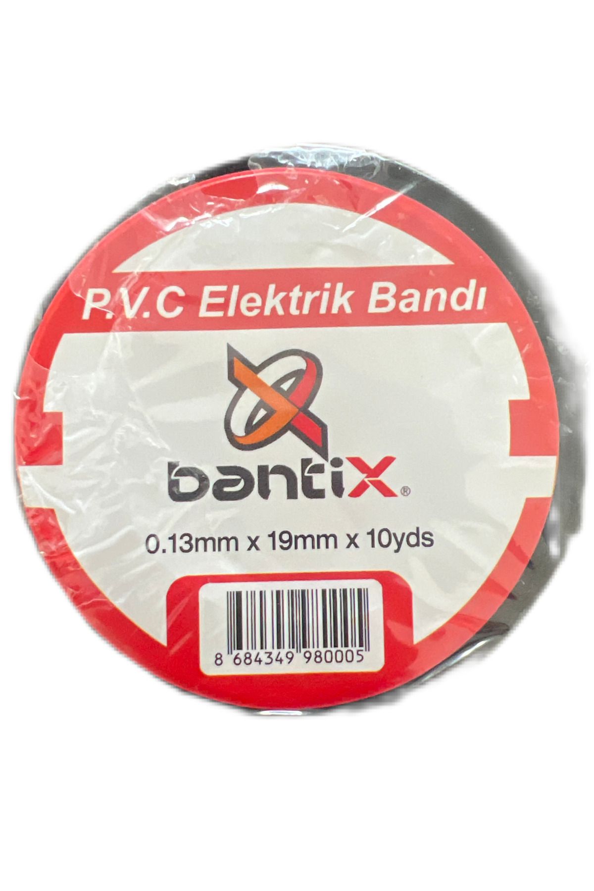 Bantix Elektrik Bandı 10 Adet 19mmx10yds Siyah Elektrik İzole Bandı 10'lu Paket