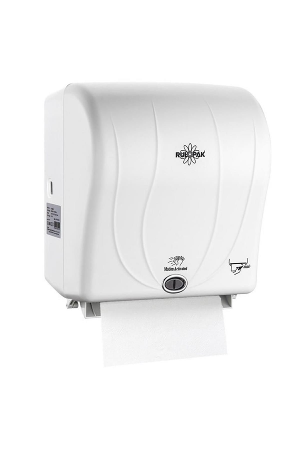 Rulopak Sensörlü Kağıt Havlu Dispenseri 26 Cm Beyaz