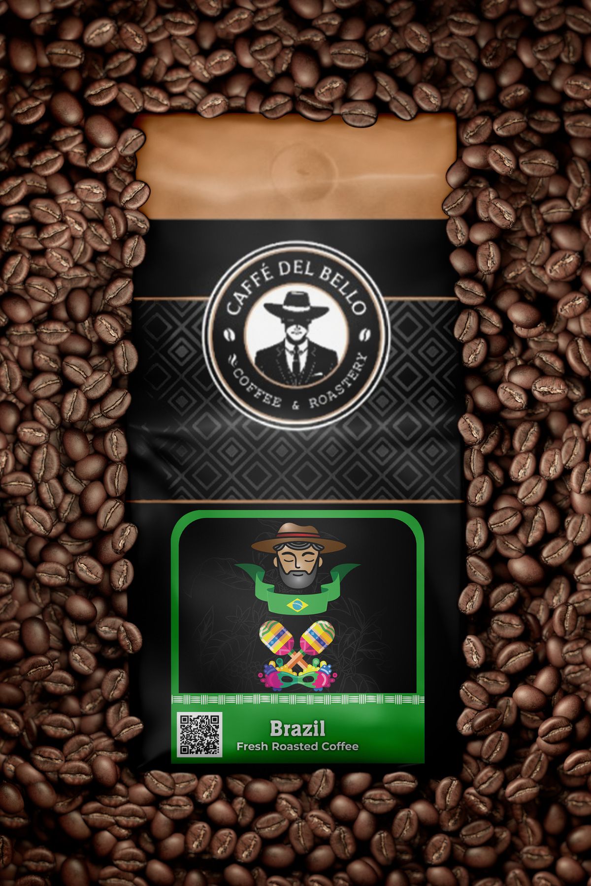 Caffe Del Bello Brezilya Filtre Kahve 1 Kg. (ÇEKİRDEK VEYA ÖĞÜTÜLMÜŞ)