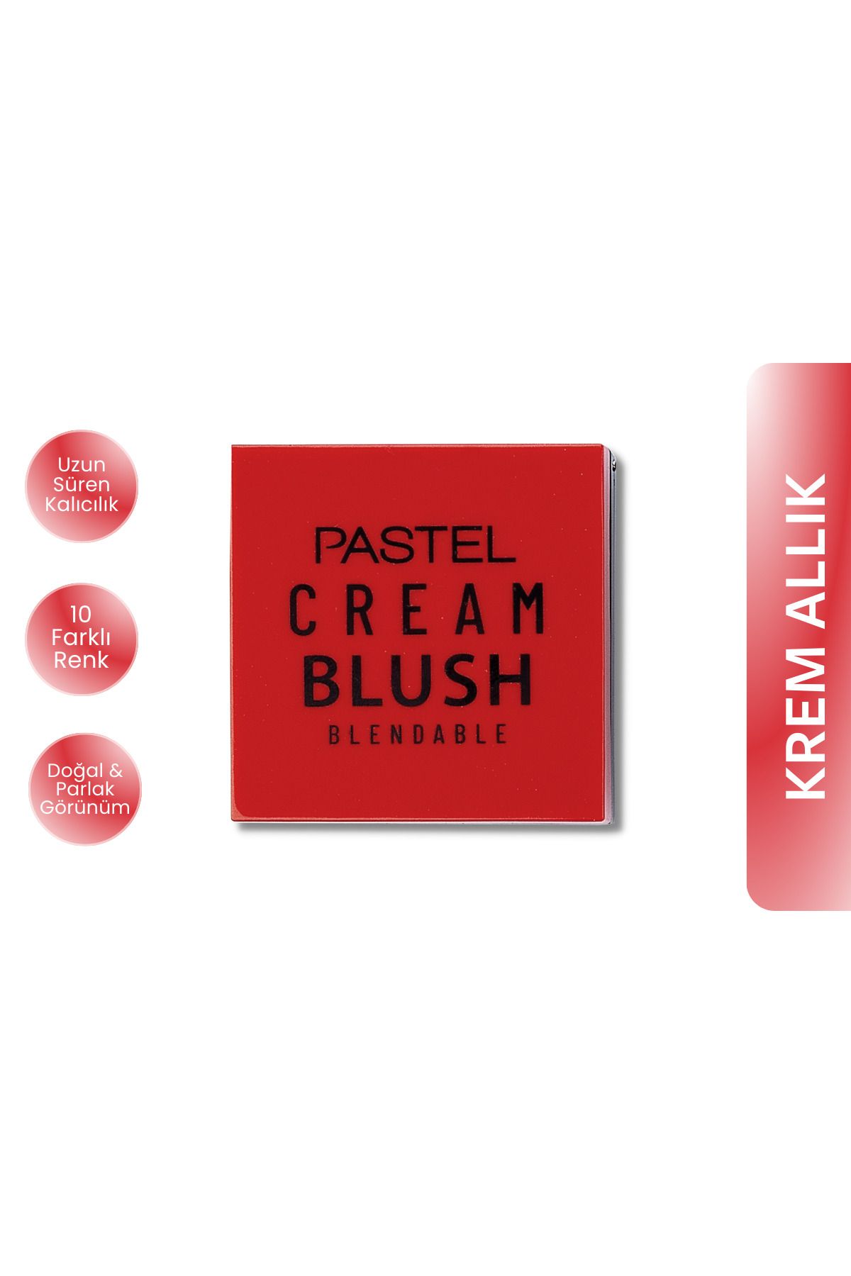 Pastel Cream Blush - Krem Allık 43 Scarlett