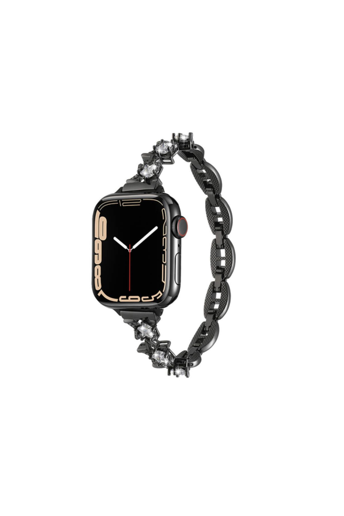 Fuchsia Apple Watch Ultra Uyumlu  49mm Fuchsia KRD-104 Metal Kordon