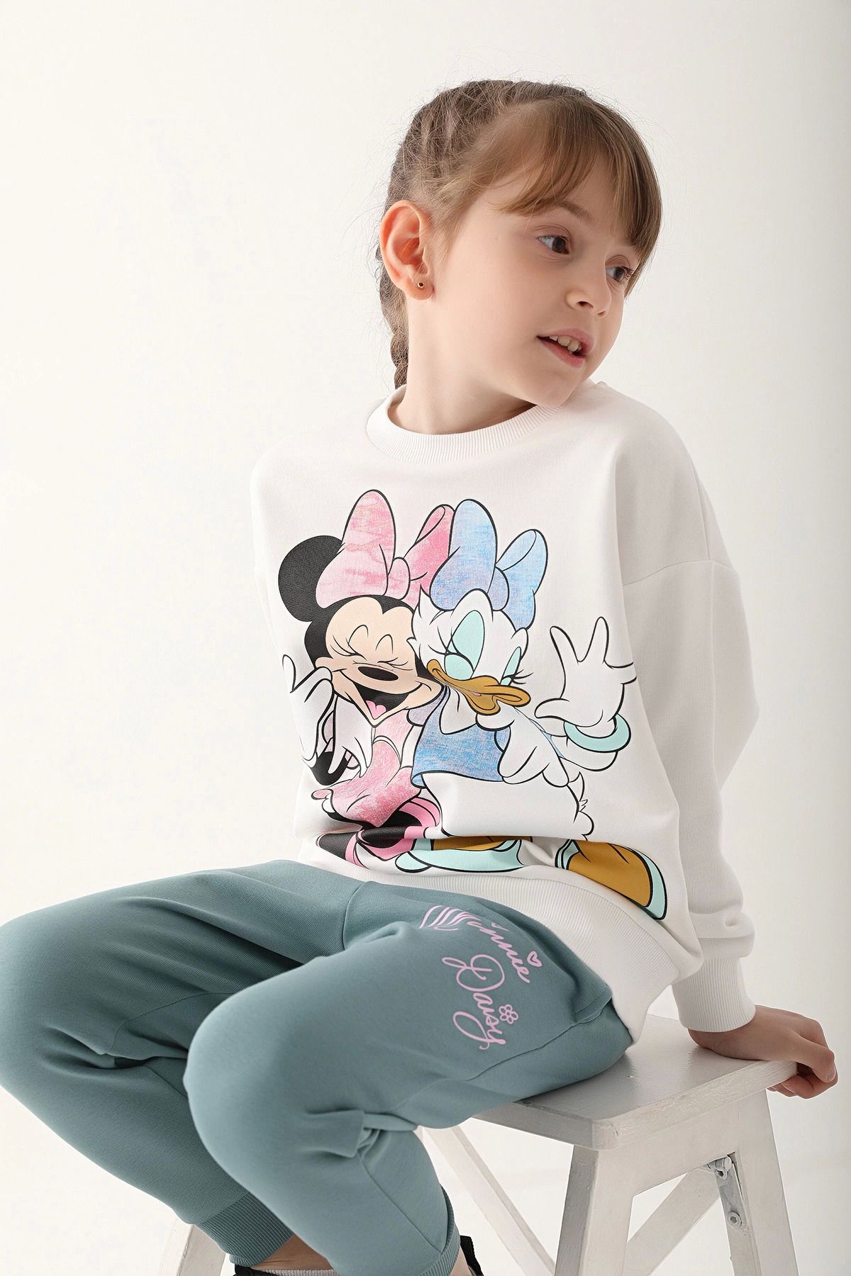 Güya Tekstil Disney 4815-3 Minnie Mouse Kız Çocuk Ikili Takım