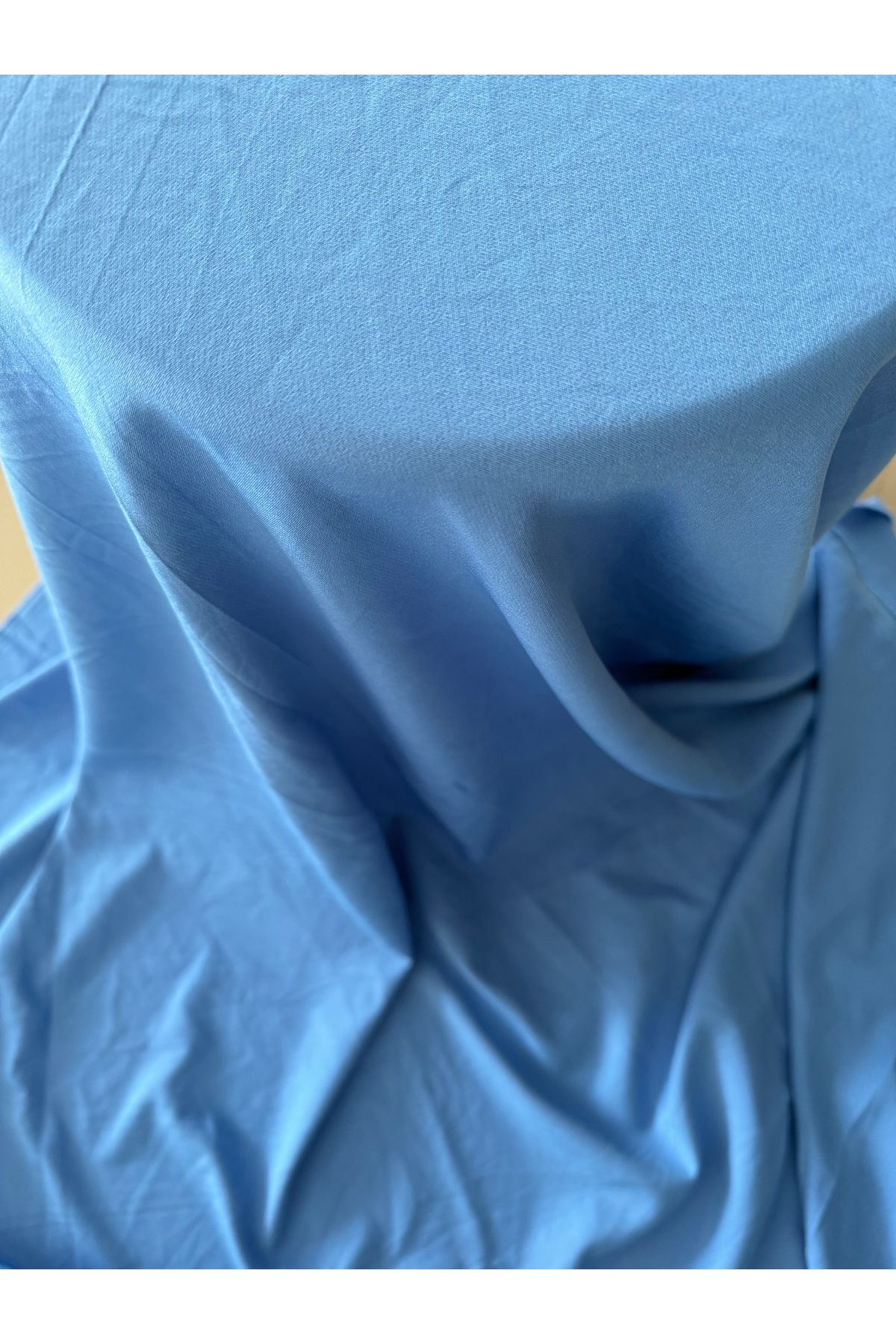 Kalben Kumaş Mavi Dalgıç Kumaş - Giyimlik Dalgıç Kumaş Parça Kumaş (150x100cm)