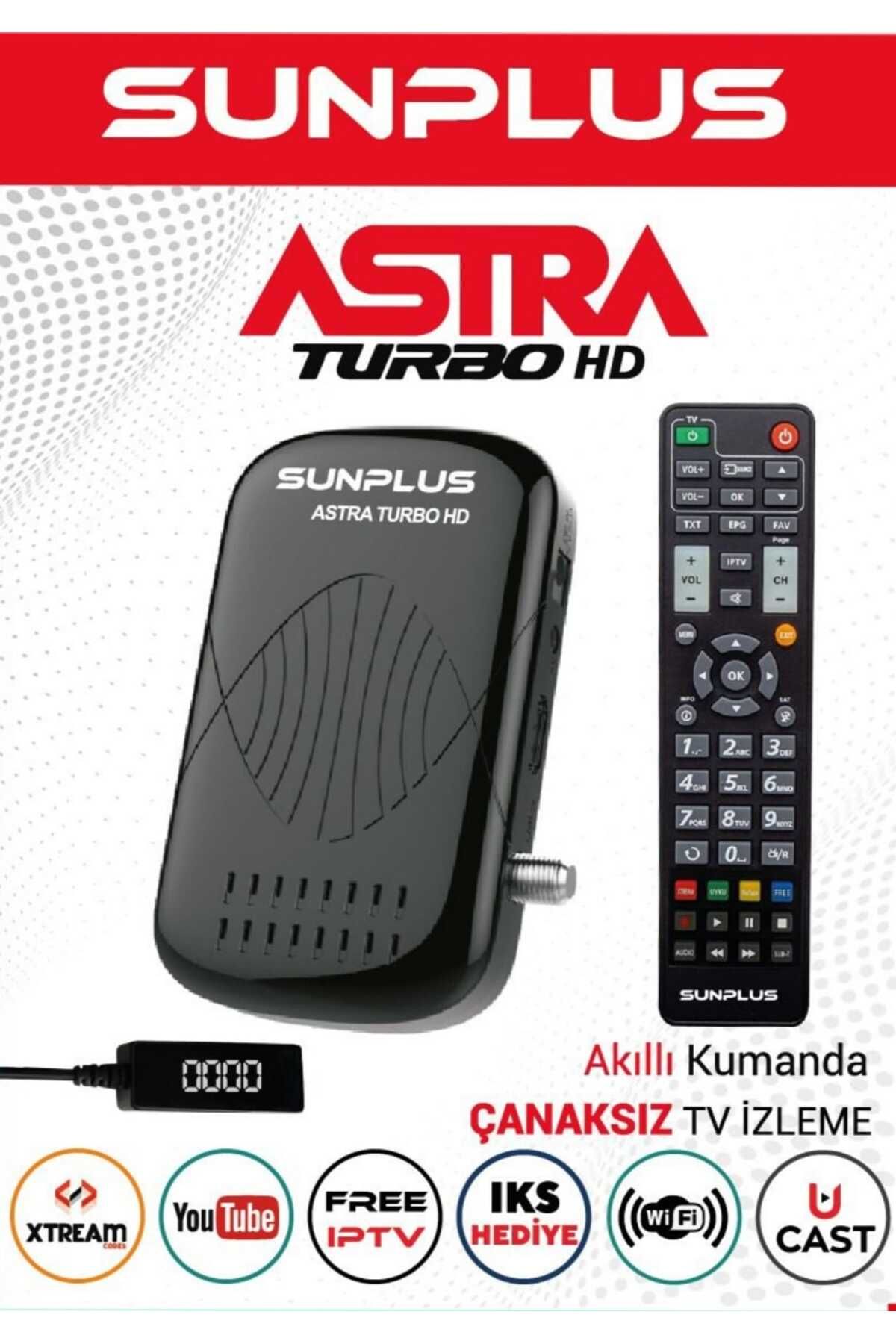 Sunplus Astra Turbo HD Çanaklı - Çanaksız İzleme IKS + 1Yıl BELGESEL HEDİYE (YENİ SERİ)