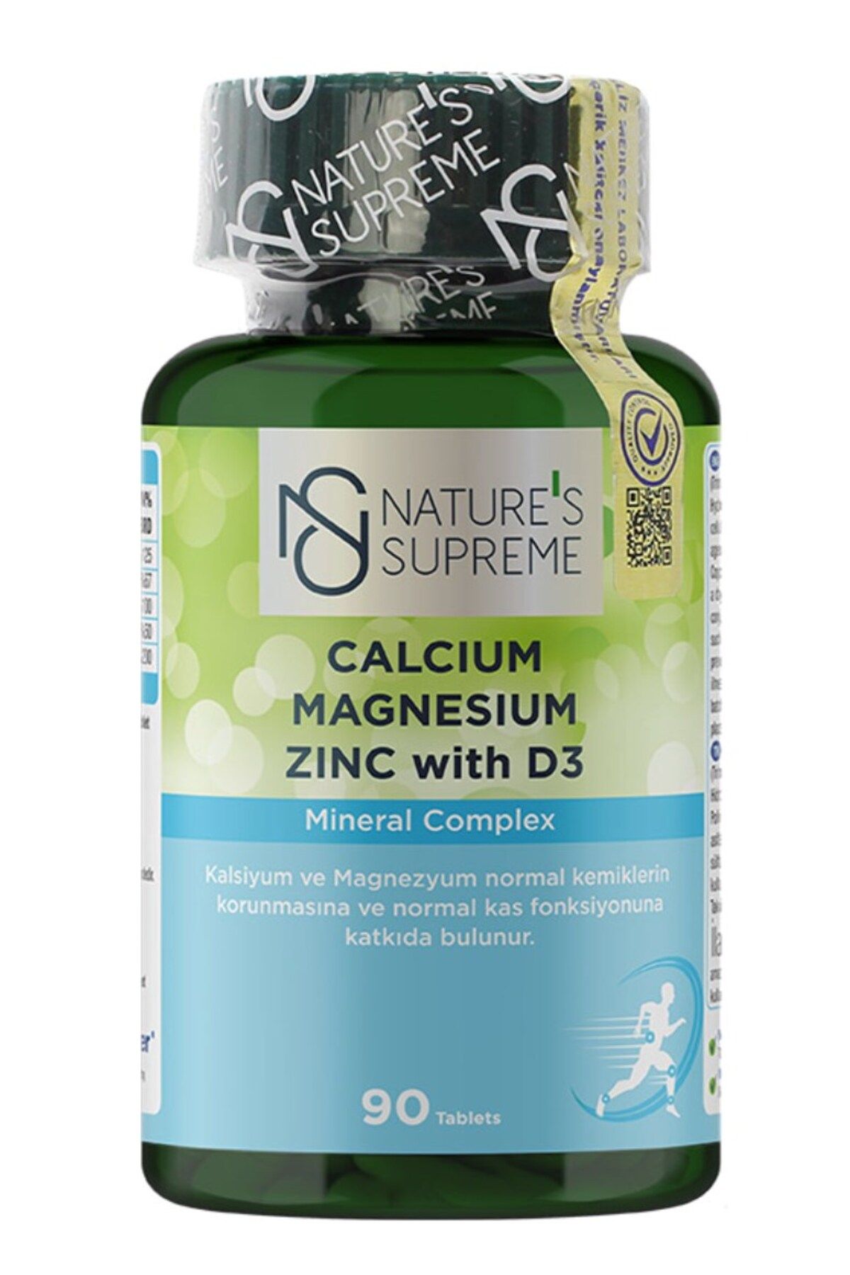 Natures Supreme Calcium Magnesium Zinc with D3 90 Tablet