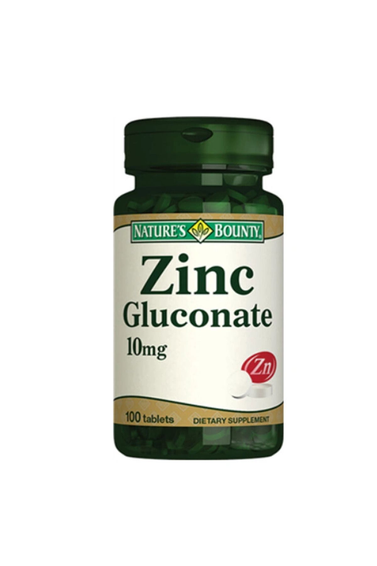 Natures Bounty Natures Bounty Zinc Gluconate 10 mg 100 Tablet-MFREYON00877