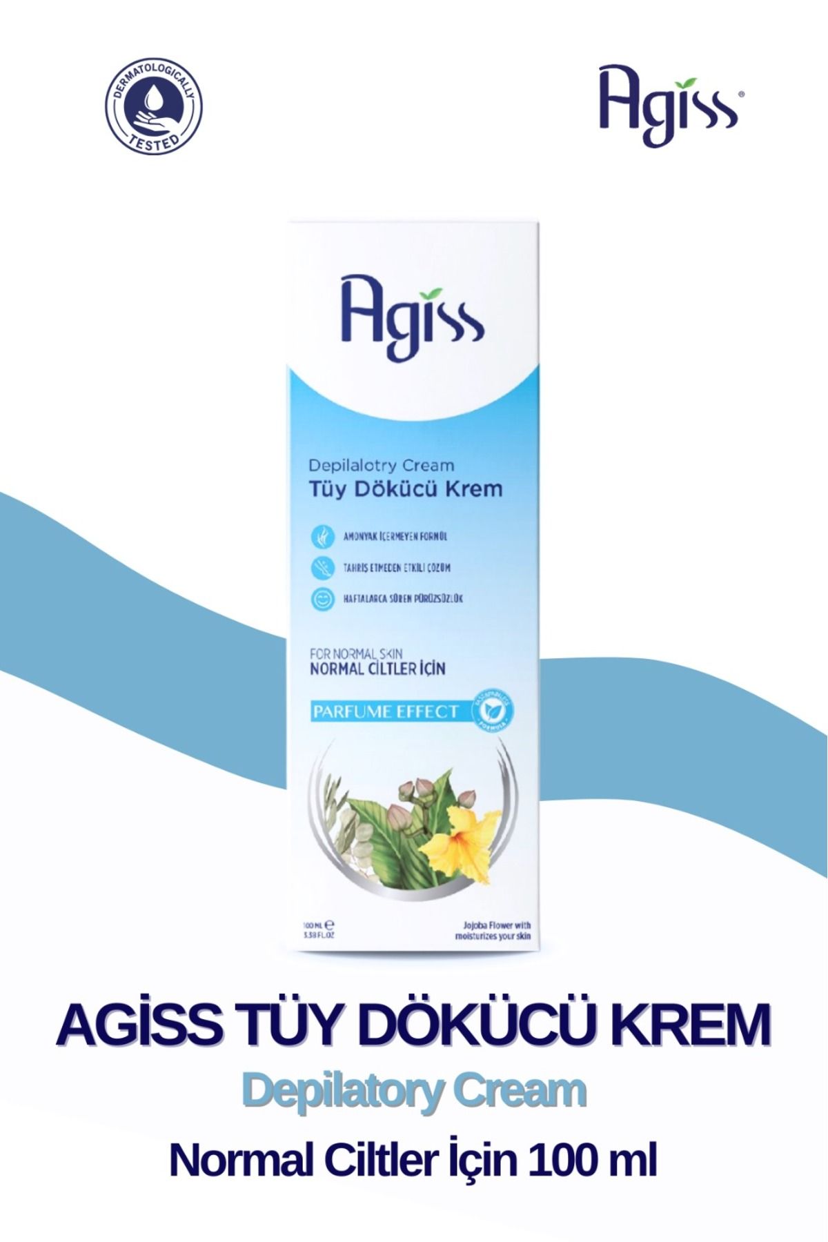 AGISS Normal Ciltler Için Tüy Dökücü Krem 100 ml