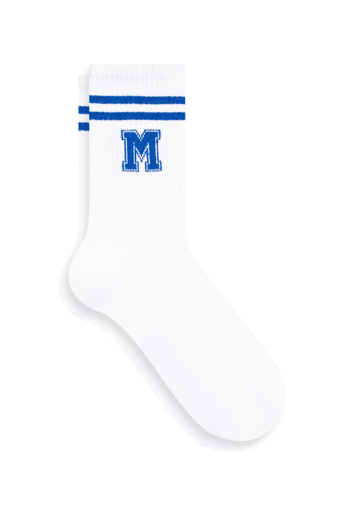 Mavi Beyaz Soket Çorap 1911870-84001