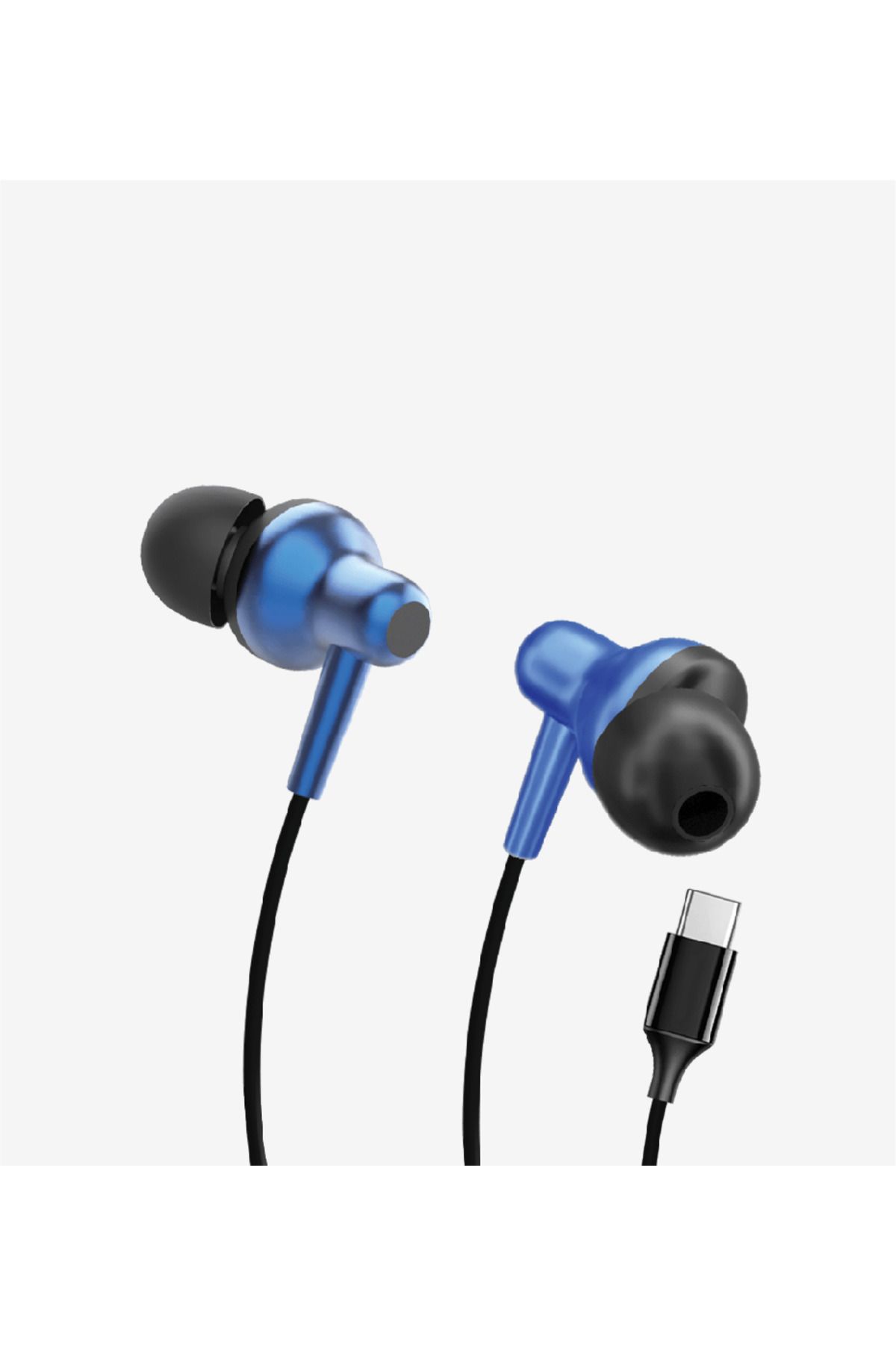 Linktech H676 Premium Metal Süper Bas Silikonlu Kulak İçi Type-C Kablolu Kulaklık