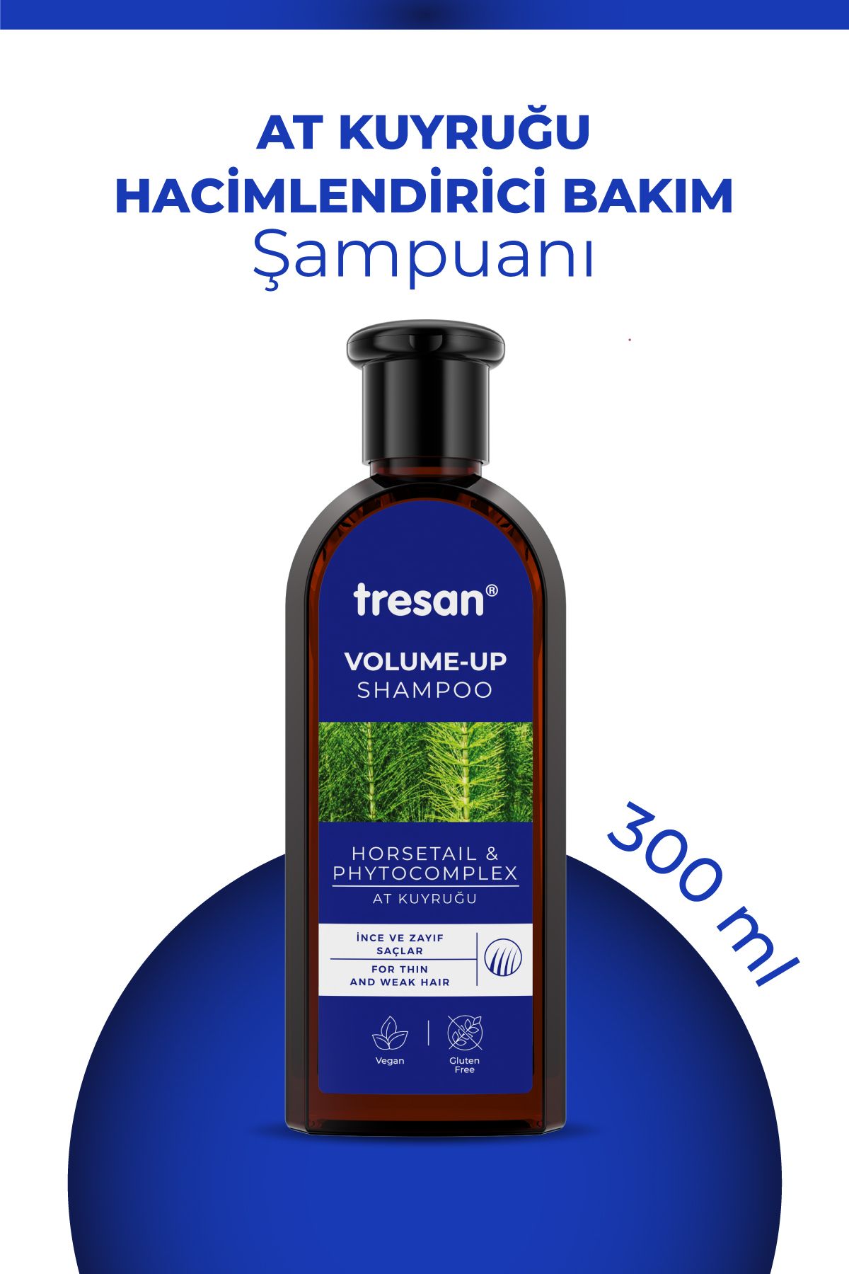 Tresan At Kuyruğu & Phytocomplex Hacimlendirici Bakım Şampuanı 300 ml