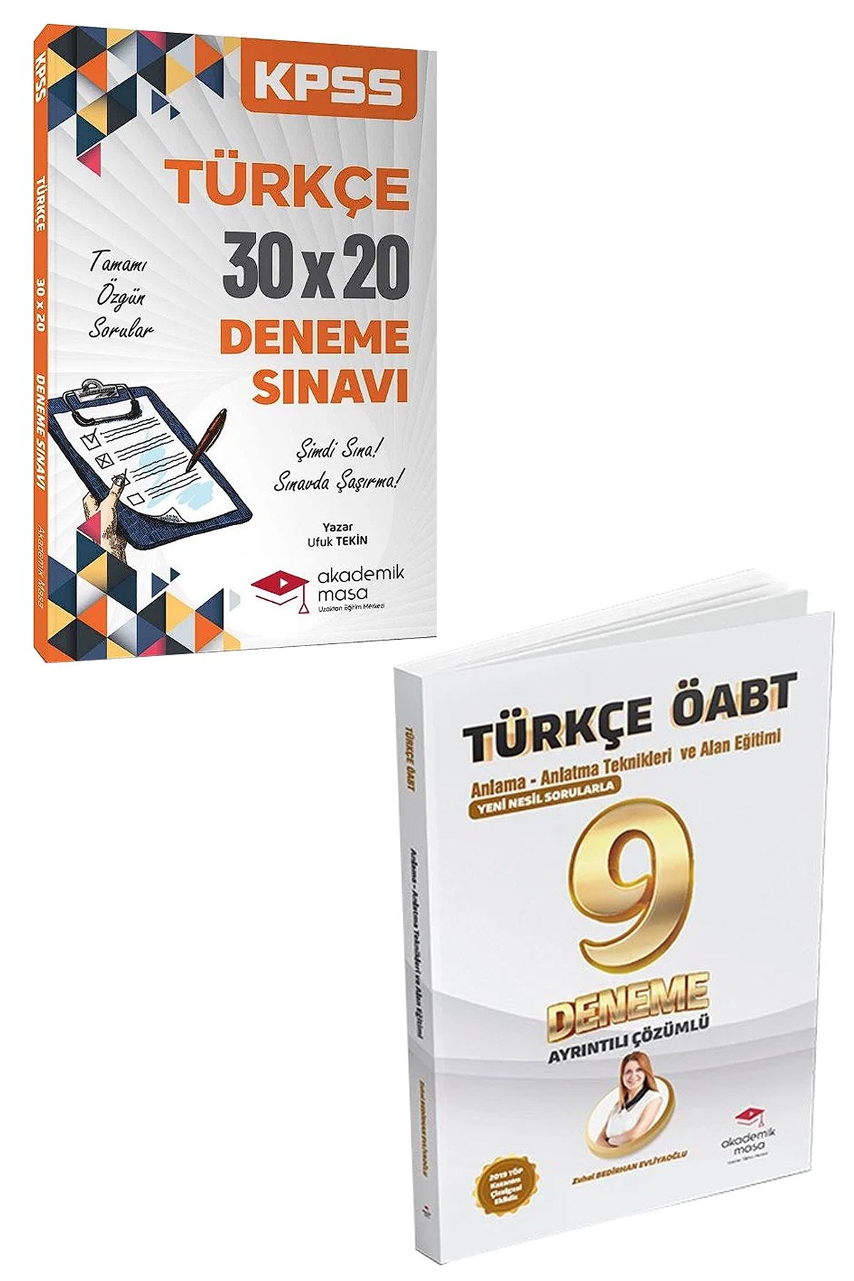 Panem Yayınları Akademik Masa KPSS Türkçe 30x20 Deneme + ÖABT Türkçe Ayrıntılı Çözümlü 9 Deneme