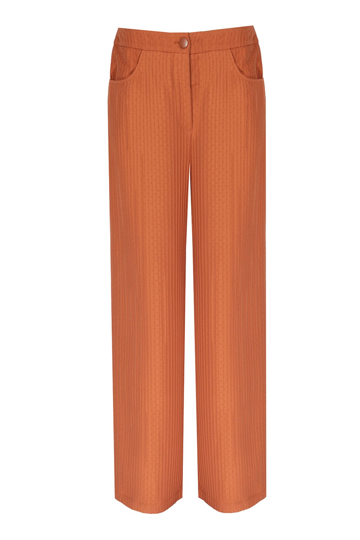 Perspective Sander Regular Fit Uzun Boy Tarçın Renk Kadın Pantolon