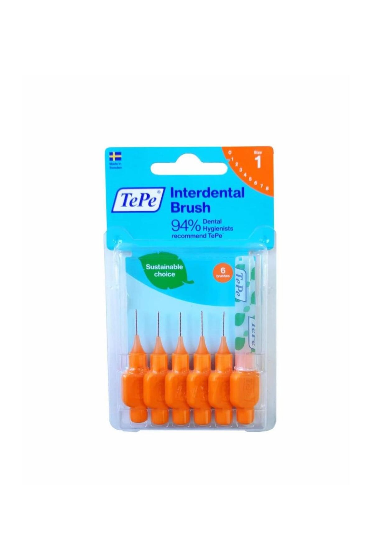 TePe Interdental Brush Arayüz Fırçası Turuncu 0.45 Mm 6 Lı