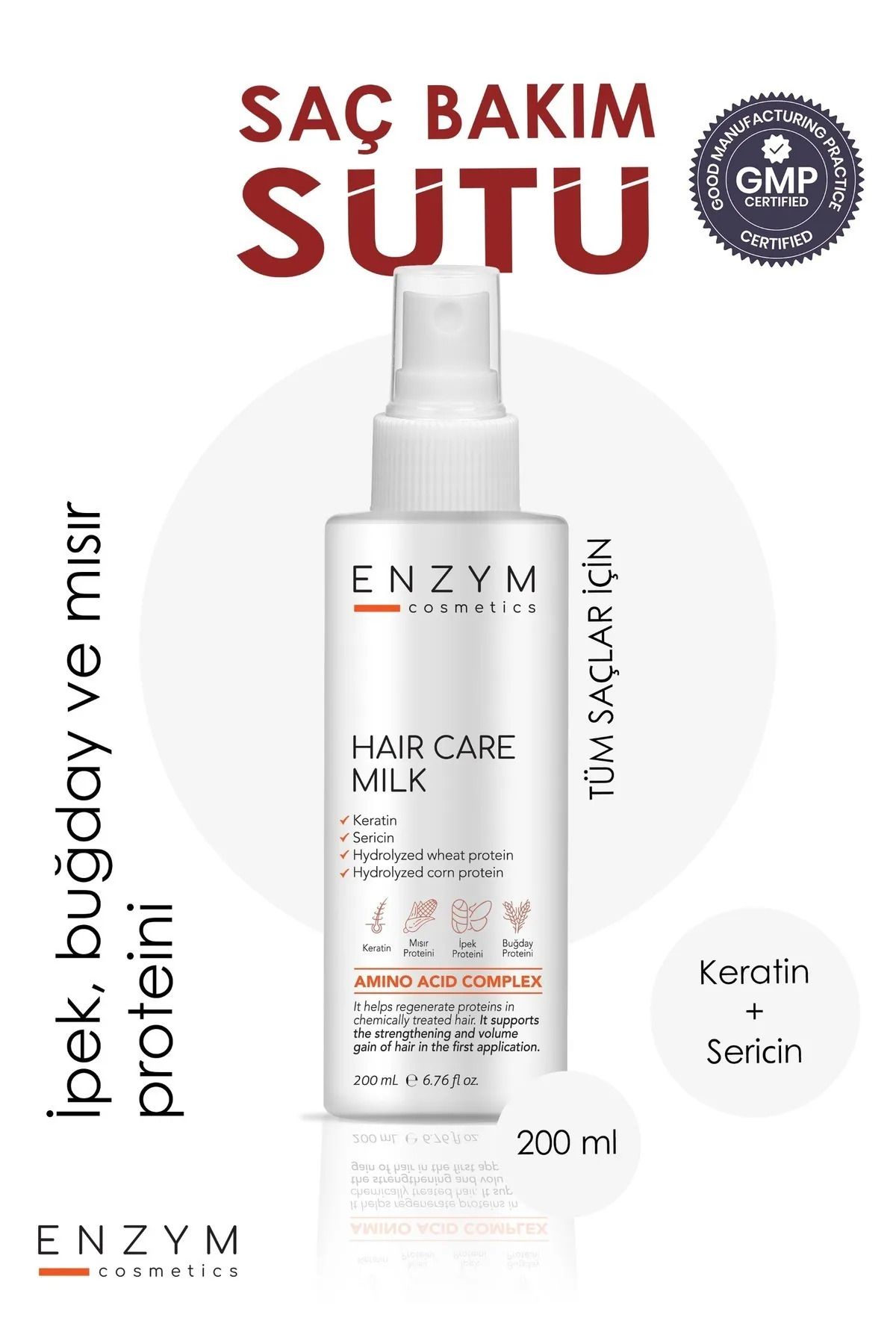 ENZYM COSMETICS Enzym Hair Care Milk 200ml