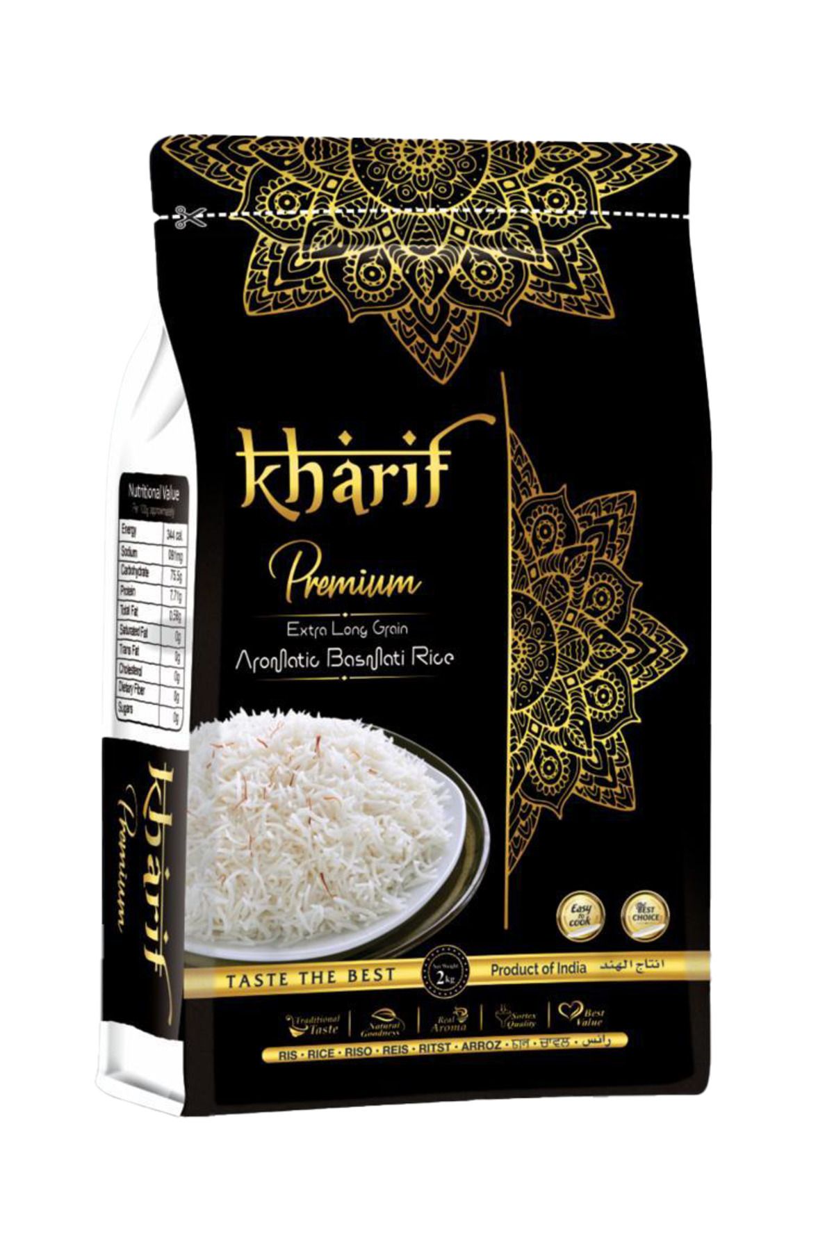 Kharif Premium Basmati Hint Pirinci 2kg