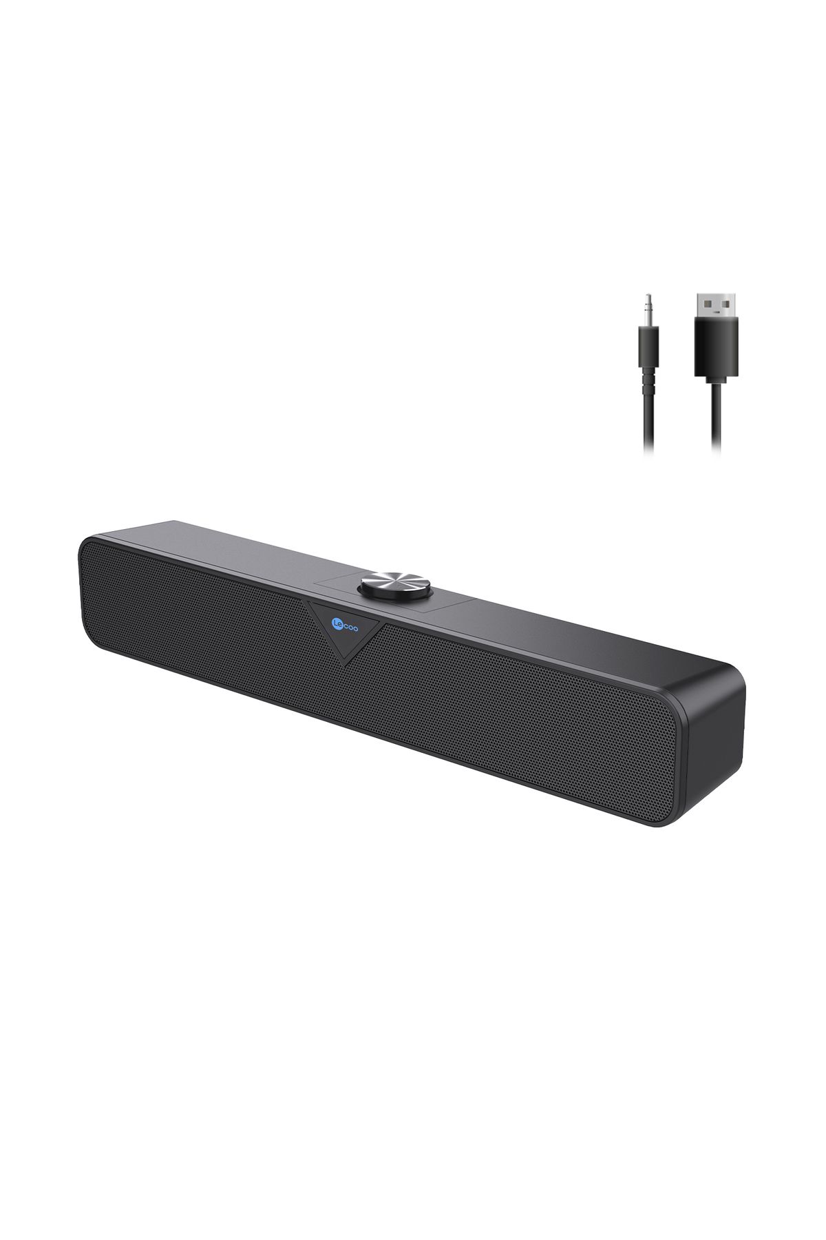 Lecoo Lenovo Ds102 Kablolu Usb/aux Stereo 6w Soundbar Taşınabilir Hoparlör Siyah