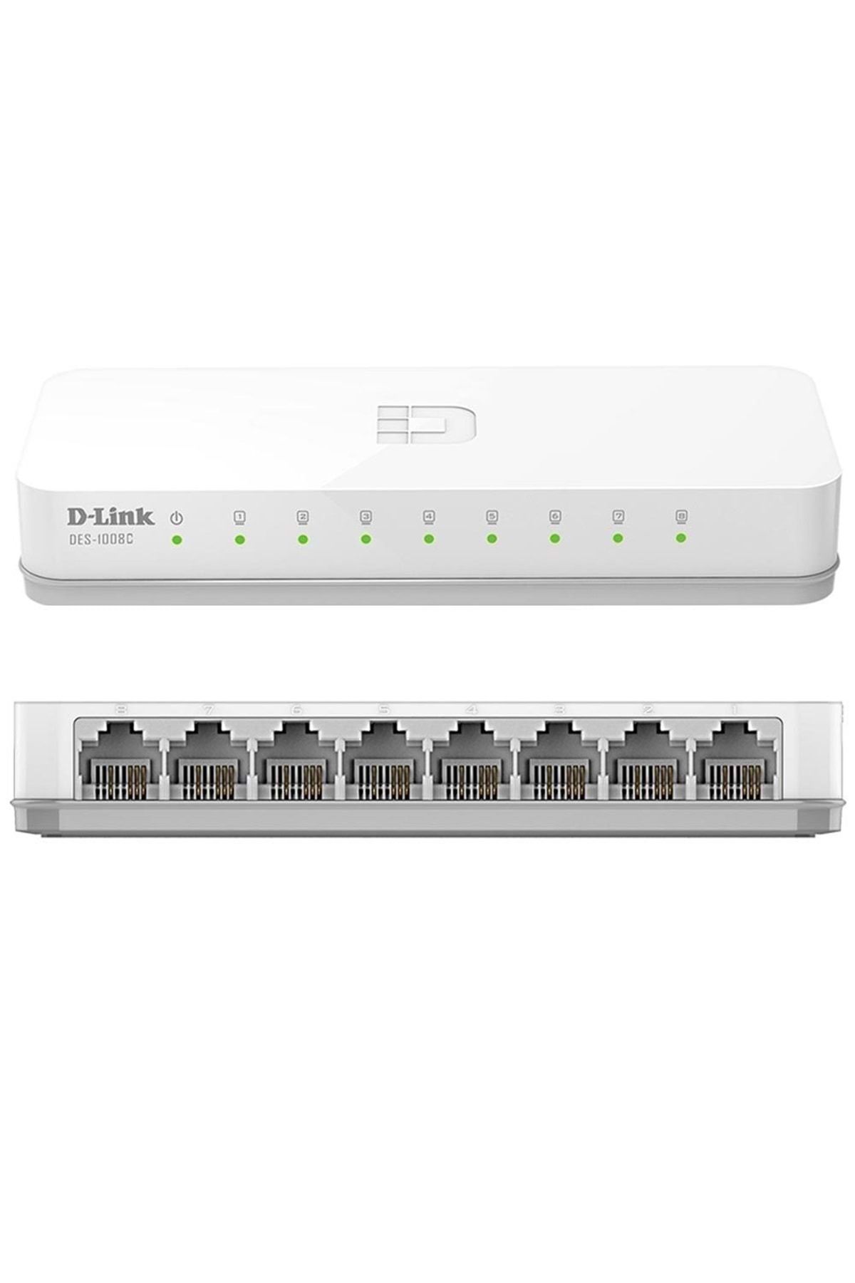 D-Link Des-1008c 8 Port 10/100 Mbps Switch