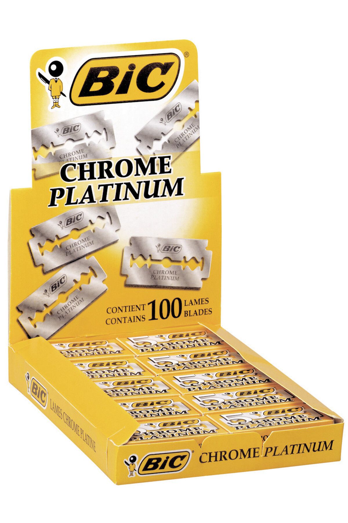 Bic Chrome Platinum Çift Taraflı Tıraş Bıçağı 100'lü Kutu