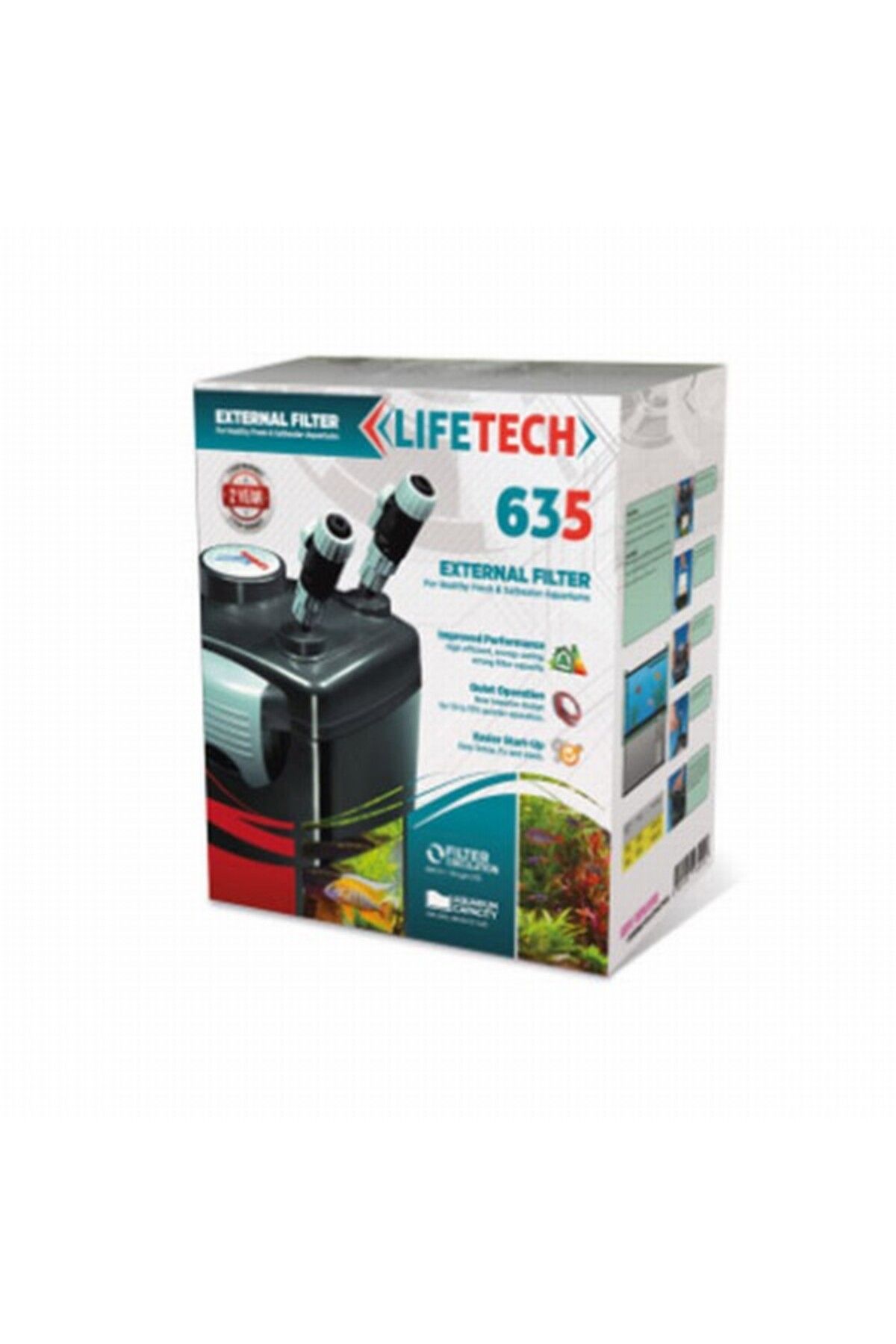 Lifetech 635 Akvaryum Dış Filtre 600l/h