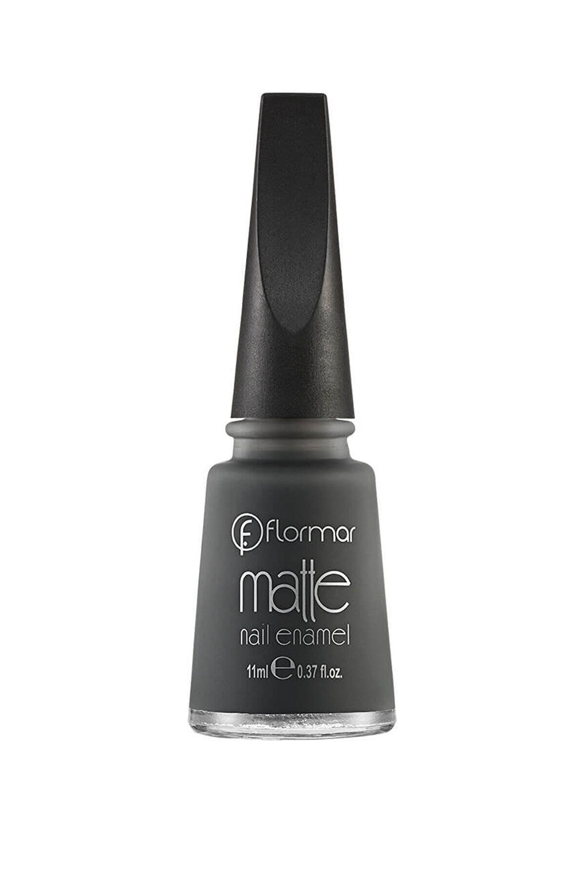 Flormar Oje - Matte Nail Enamel Elegant Grey