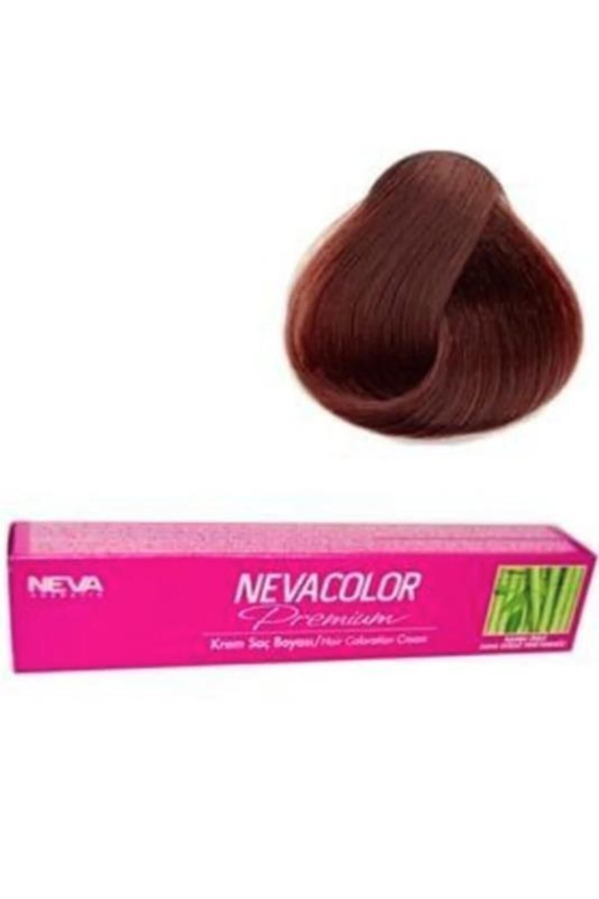 Neva Color Premium Tüp Saç Boyası Türk Kahvesi 50 ml 4.07